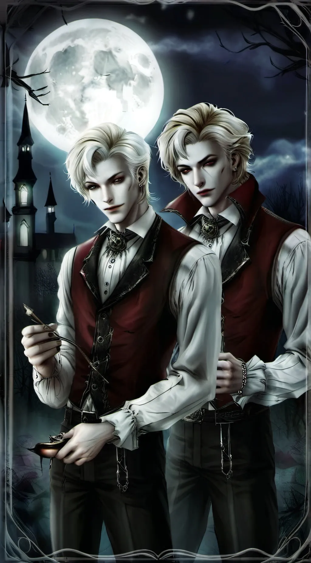 ai character: Benjamin and Levi  background