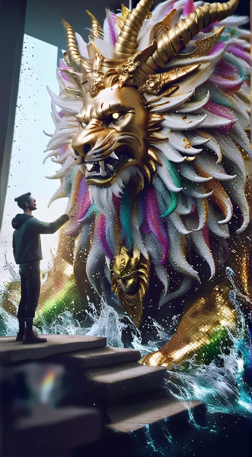 ai character: Gun Lion background