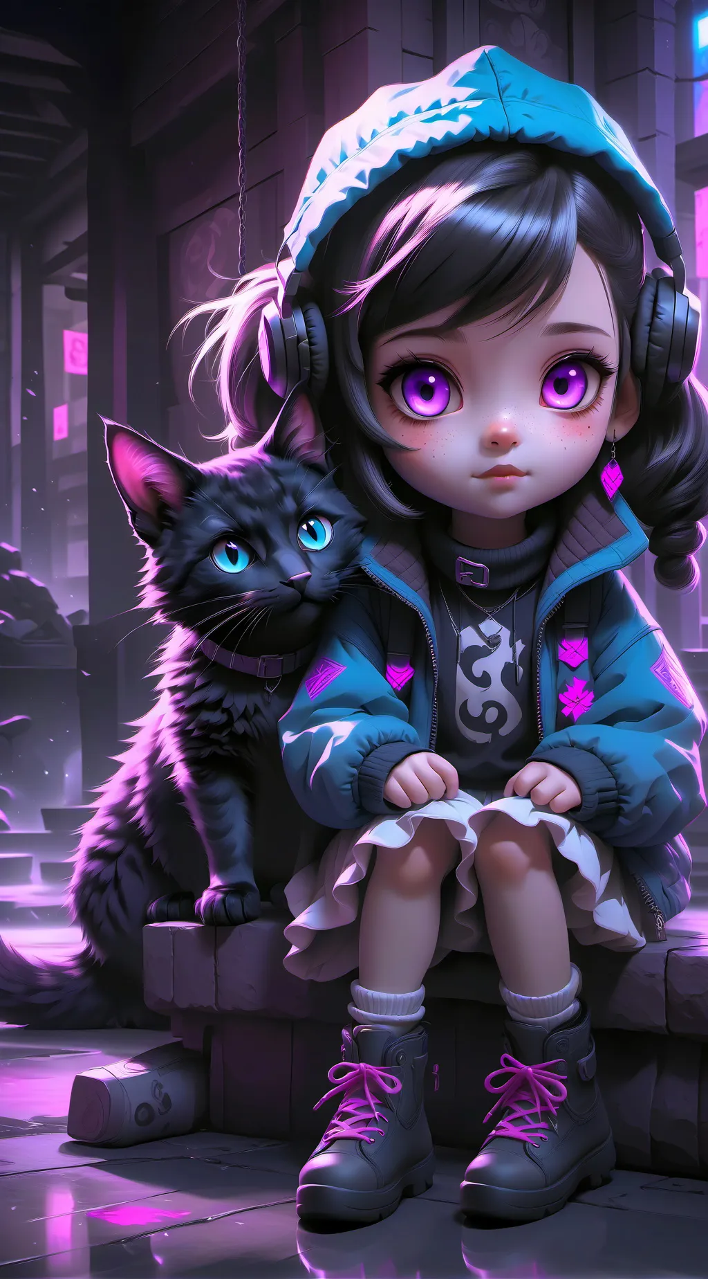 ai character: Linda Vis background