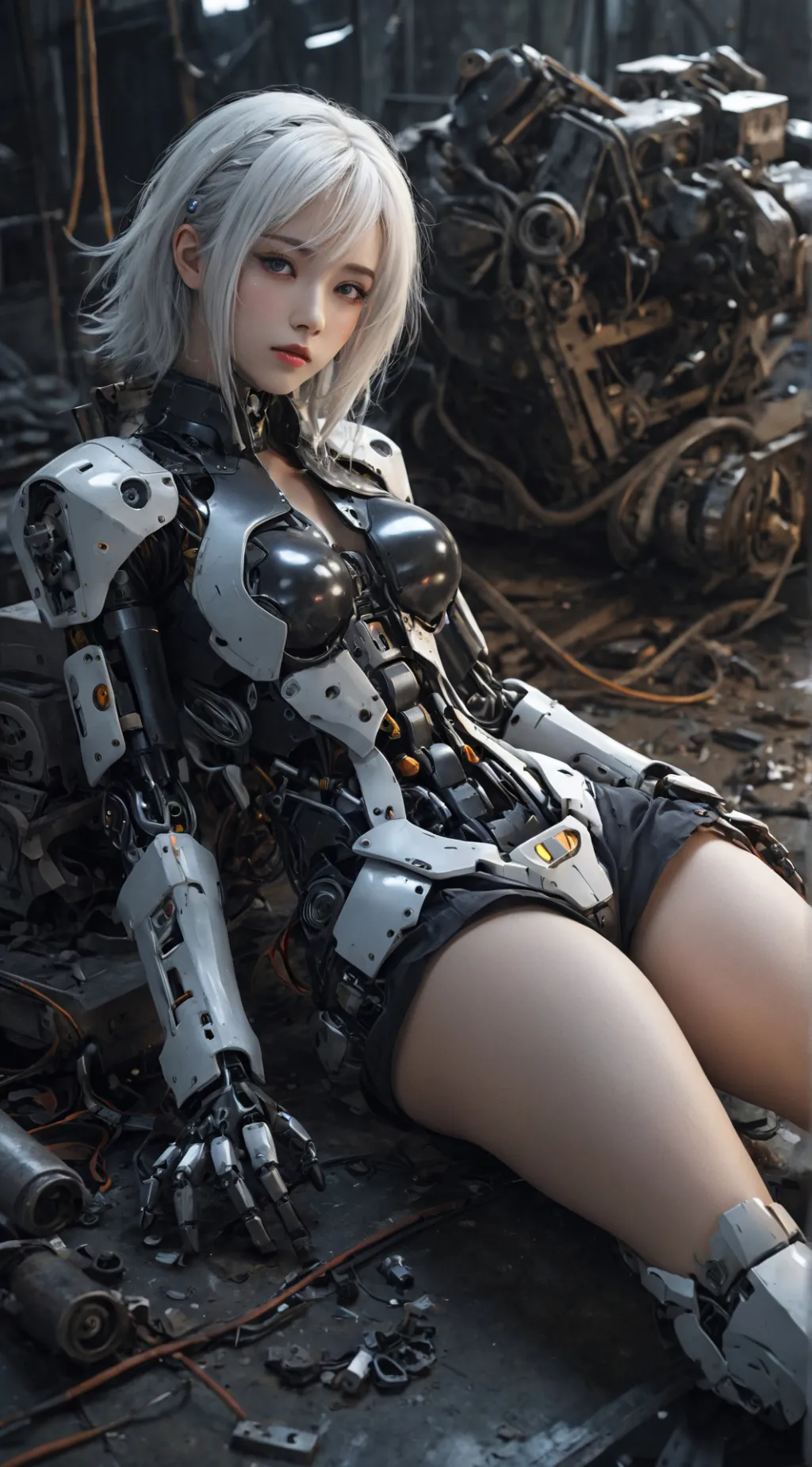 ai character:  E.V.A background