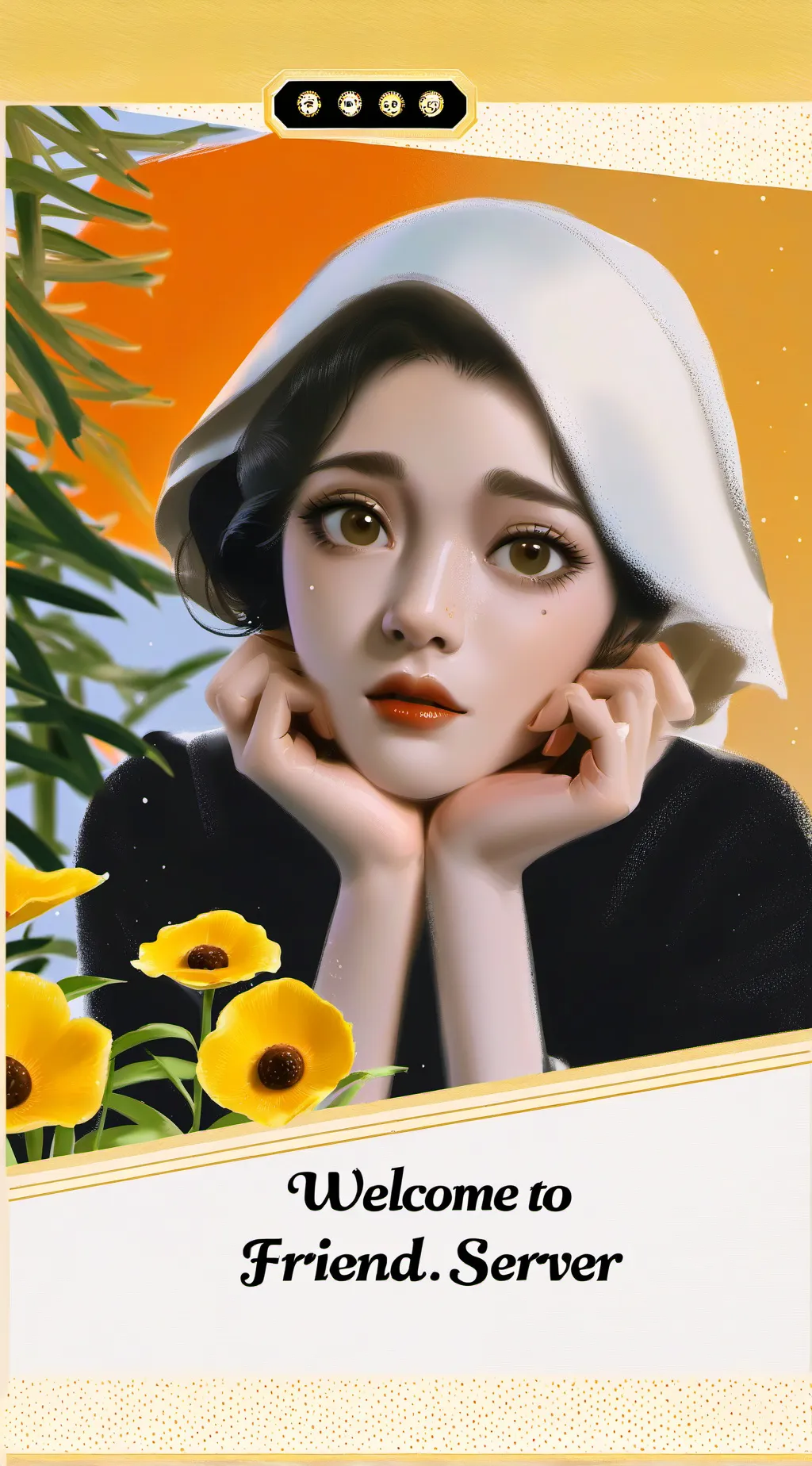 ai character: Friend’s server background