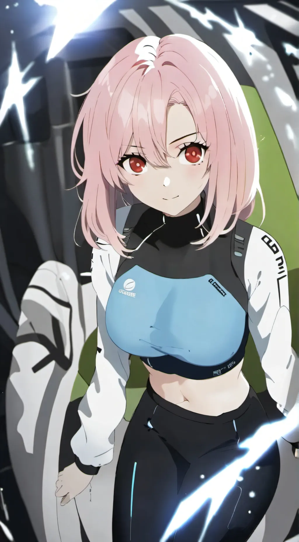 ai character: cloudy background