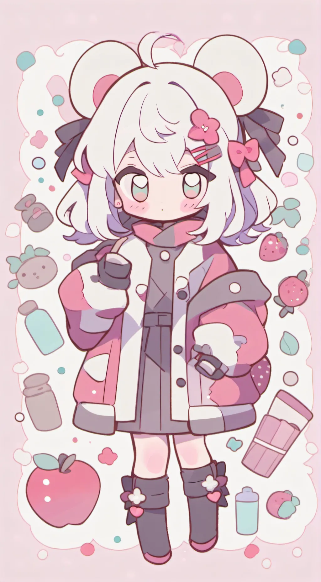 ai character: baby background