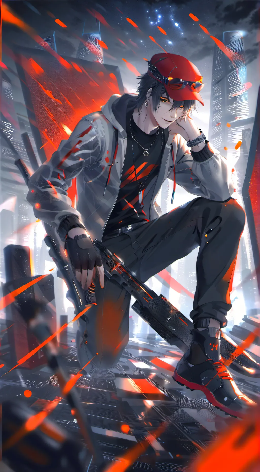 ai character: 007n7  background