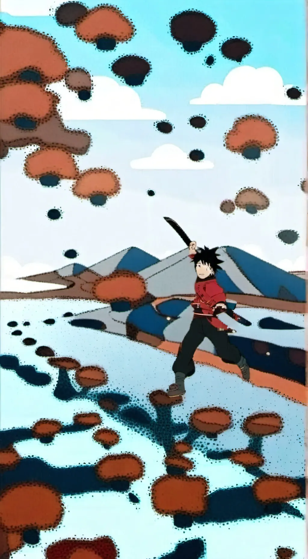ai character: Mha i Am a Man!!!! background