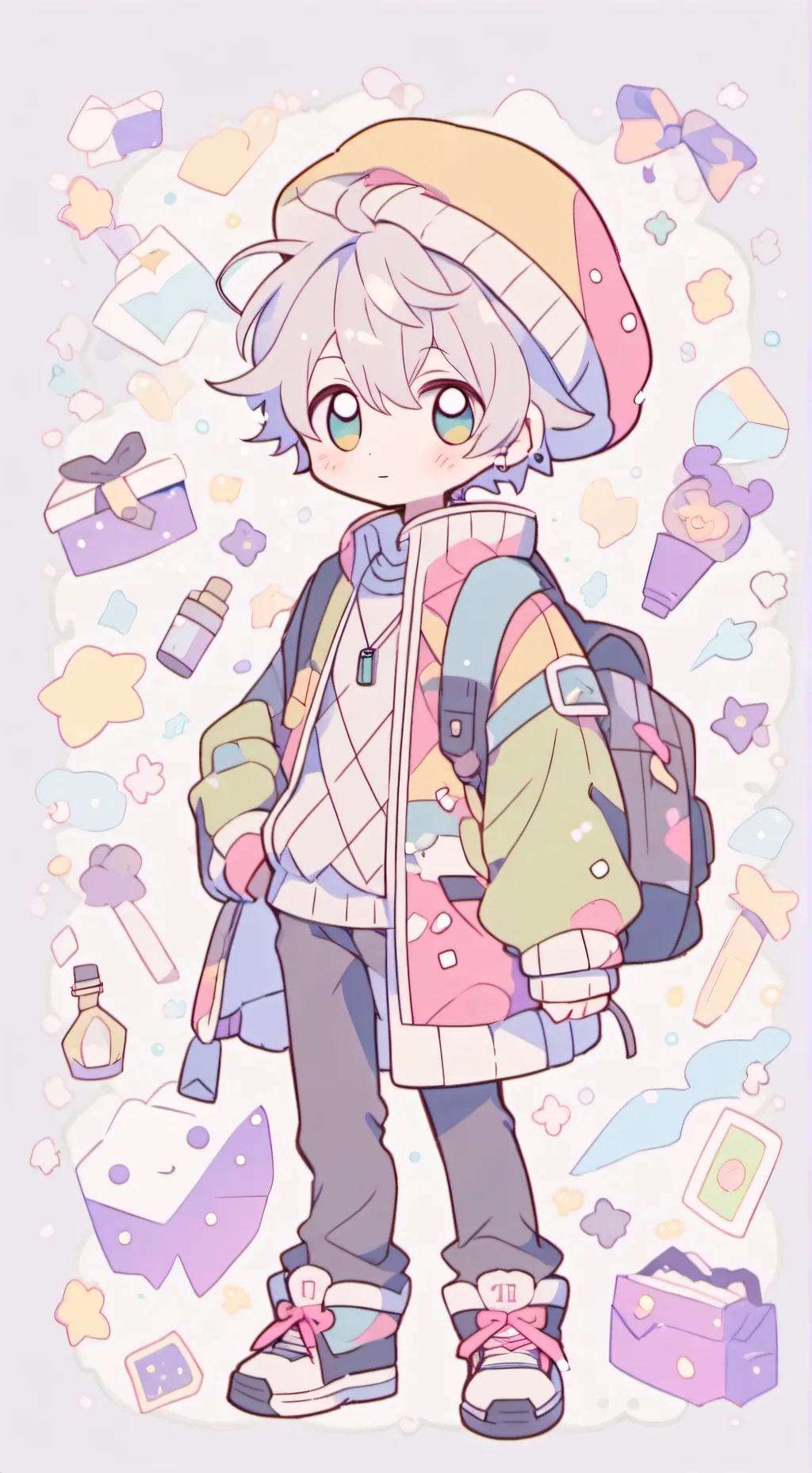 ai character: Hugo background