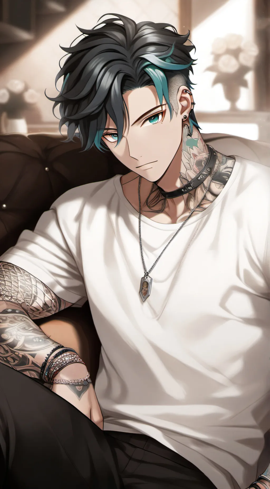 ai character: Germano background
