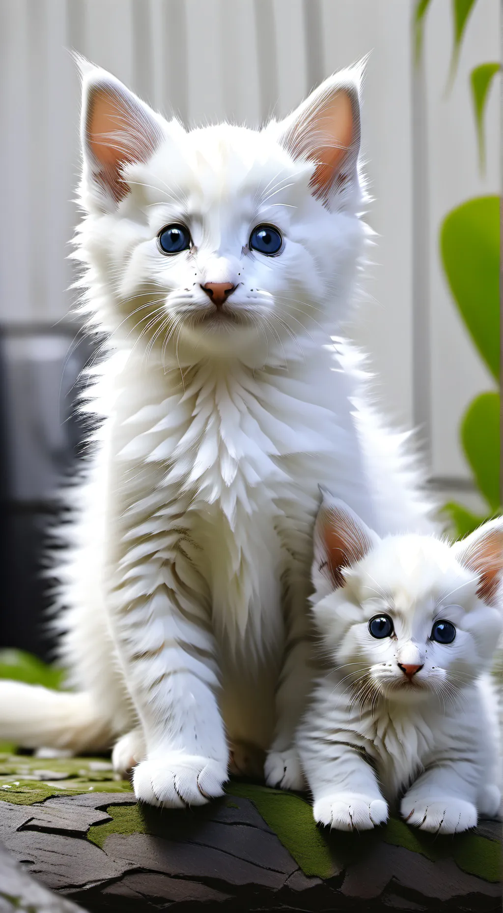 ai character: abandoned kittens background