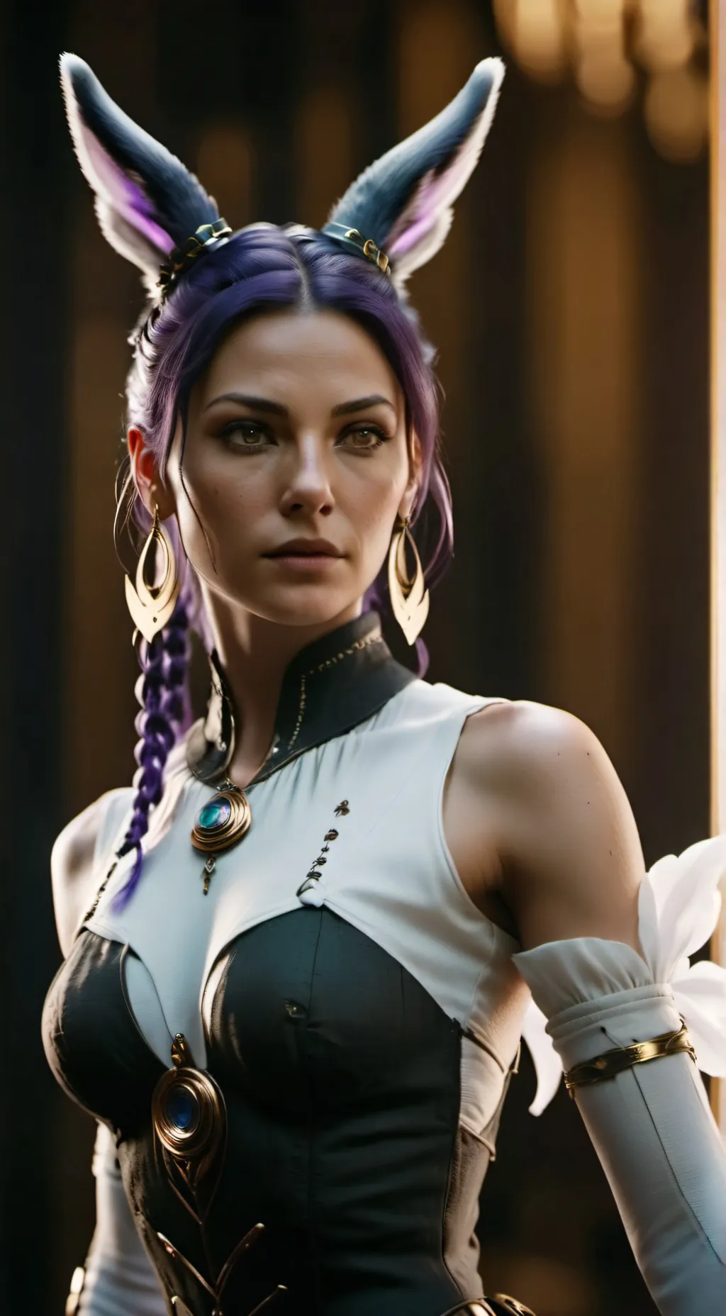 ai character: ZafirithAmethystia background