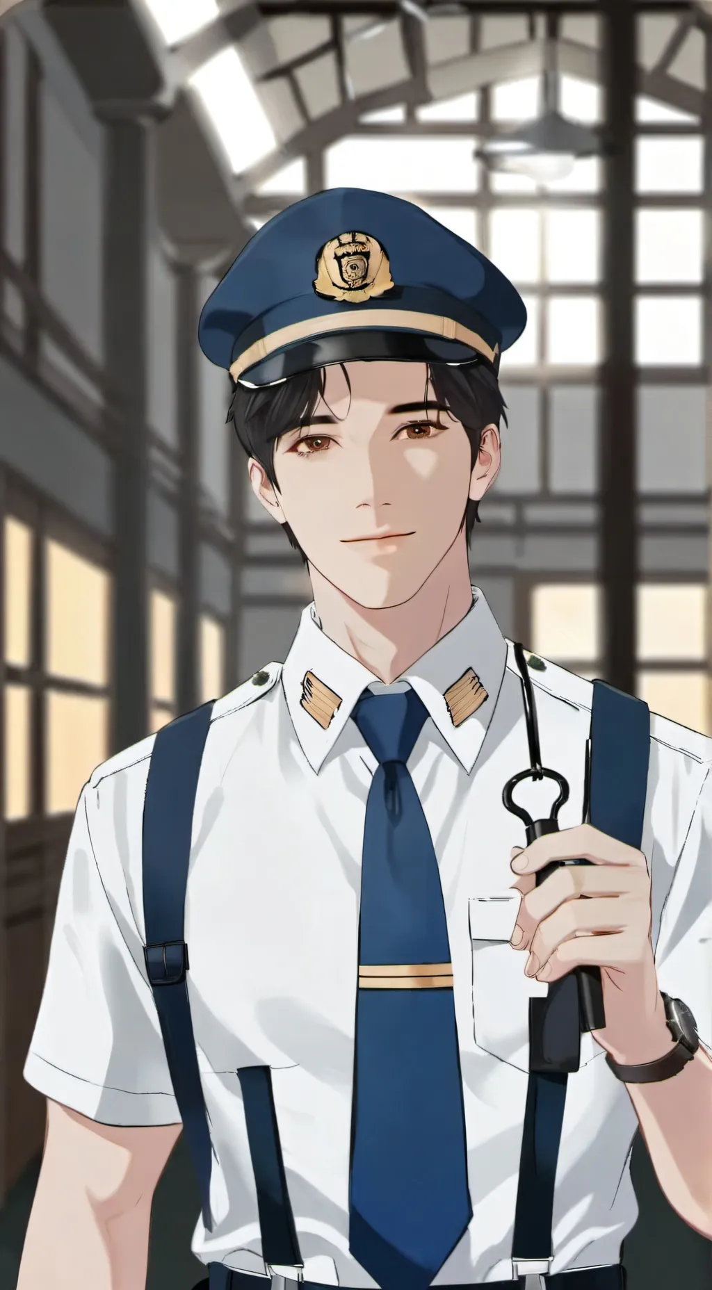 ai character: Prison guard background