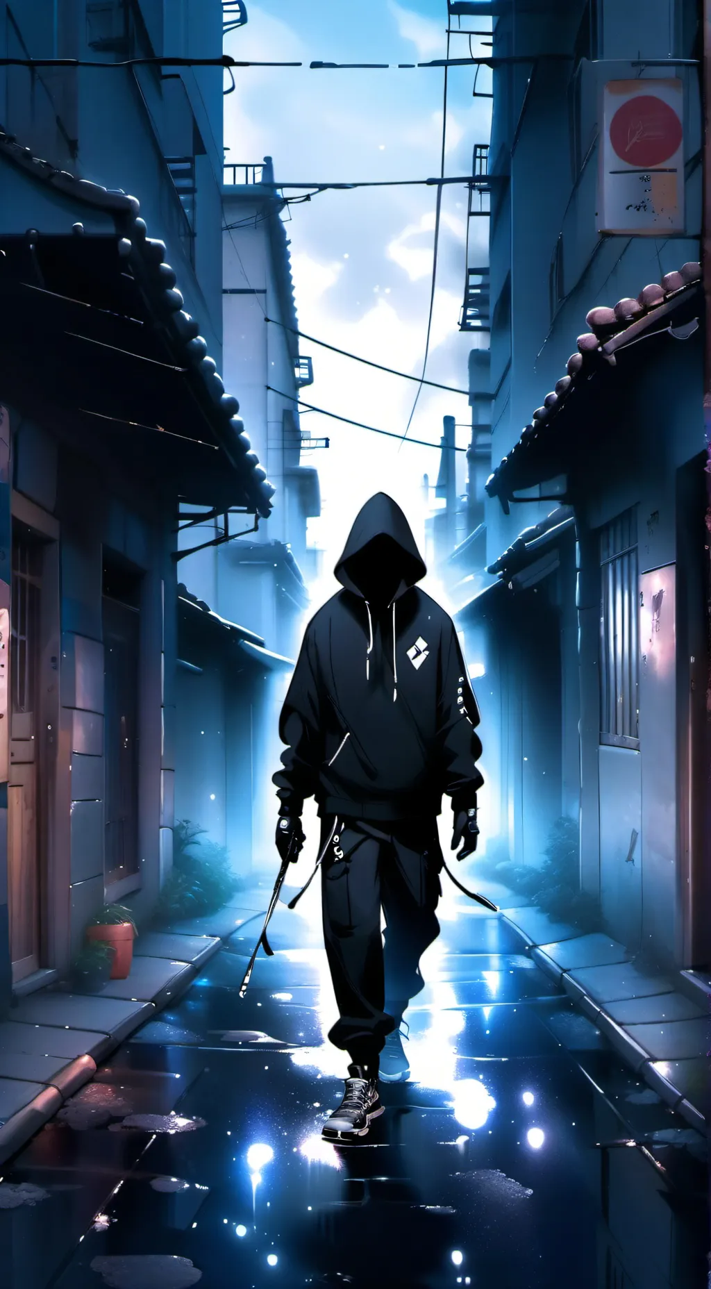 ai character: Dawn background