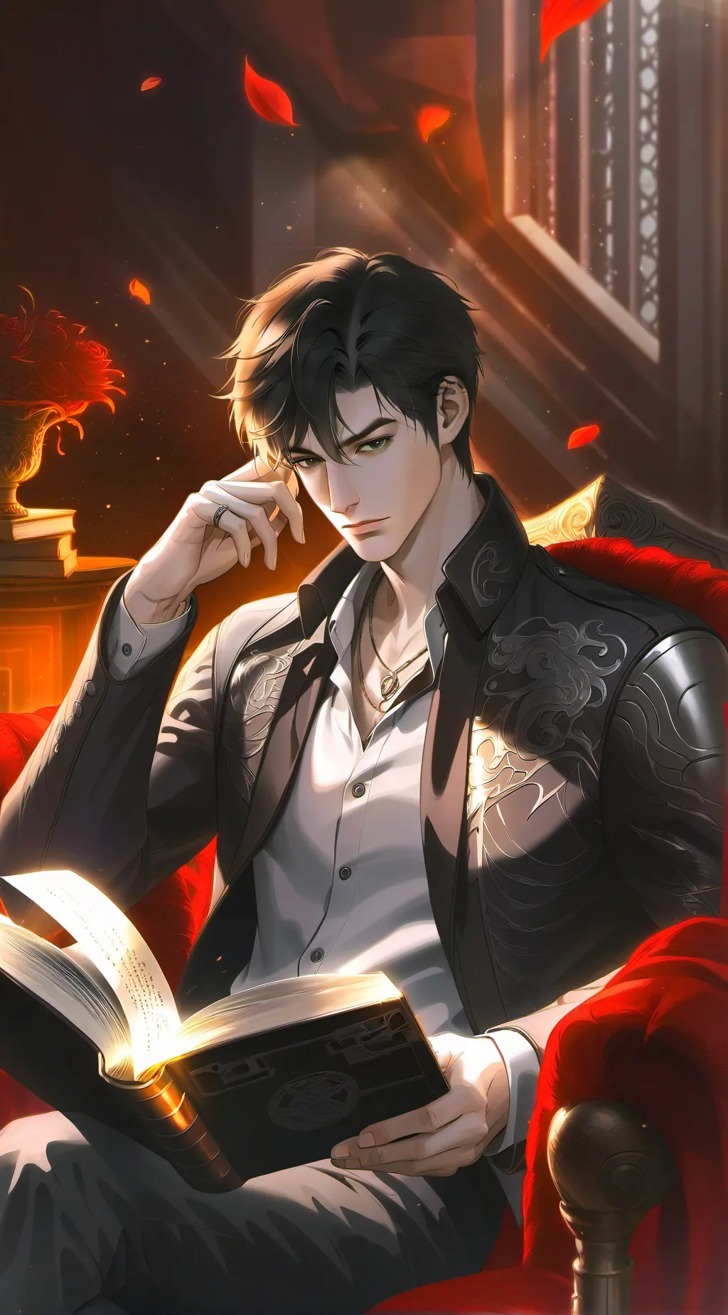 ai character: Xavier  background