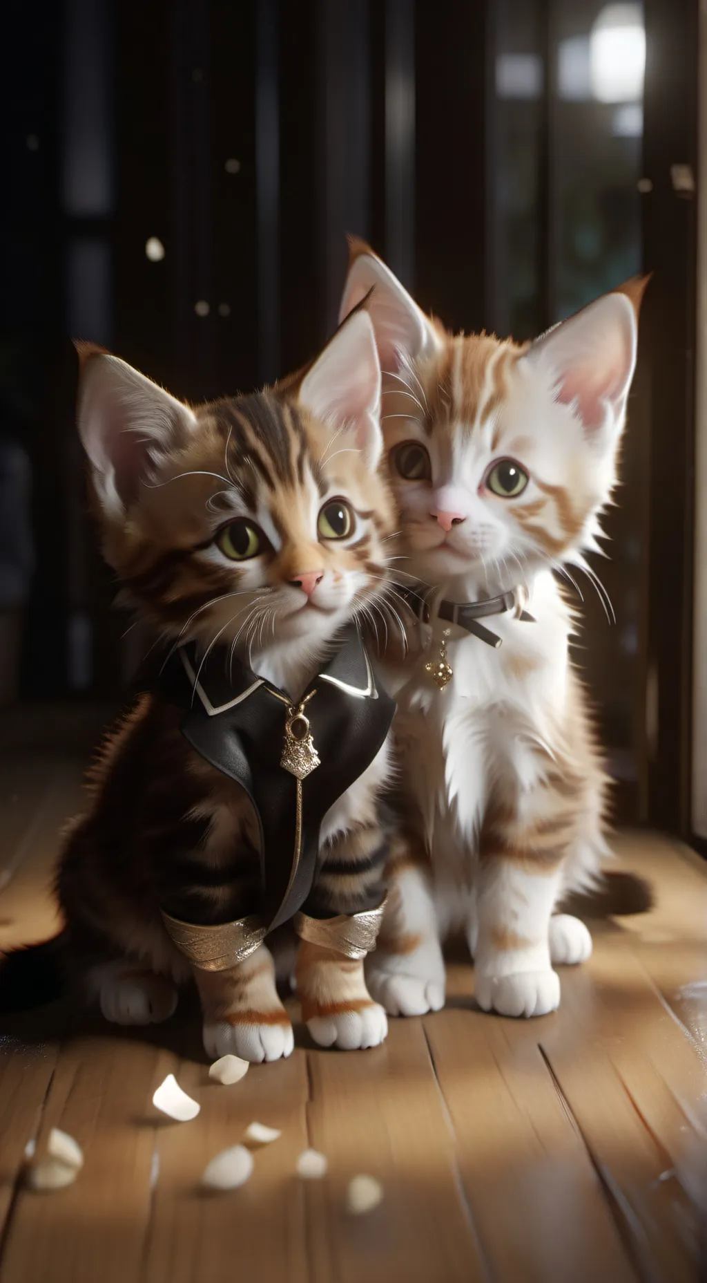 ai character: Kitten famliy background