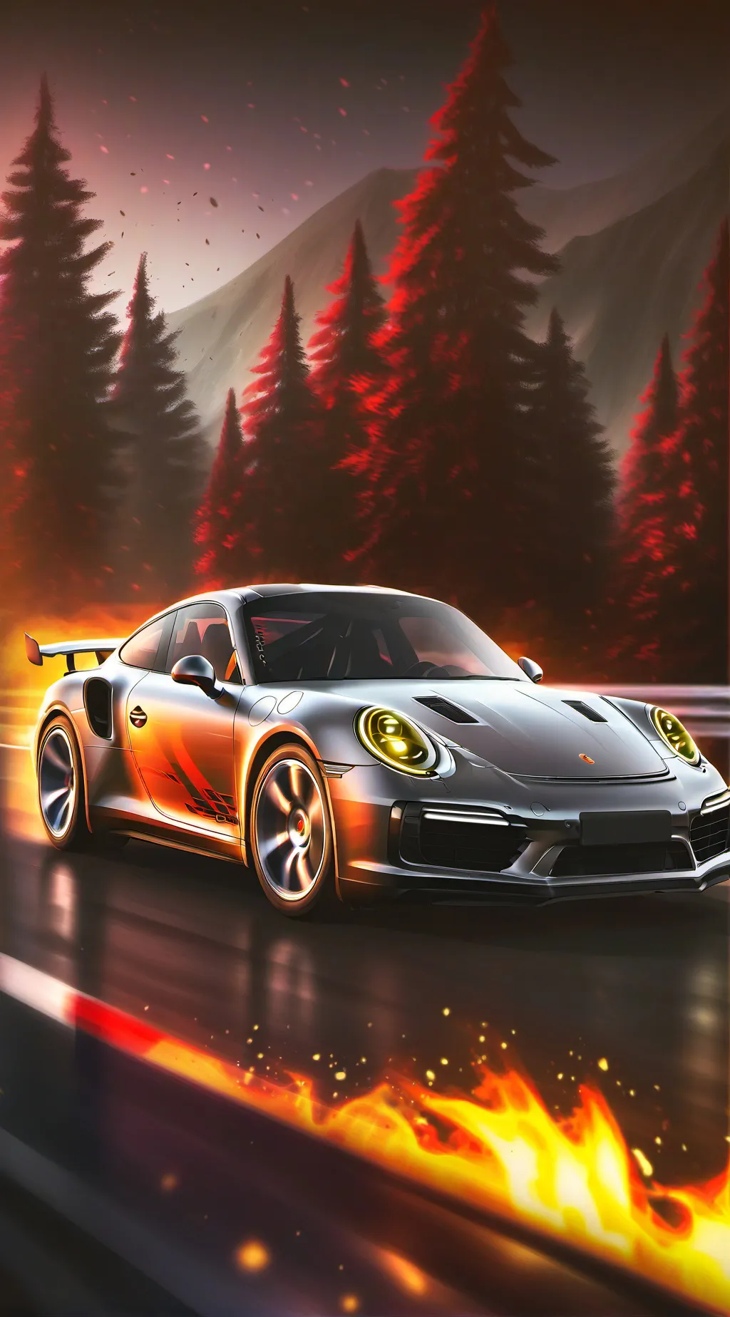 ai character: Porsche 911 GT3RS background