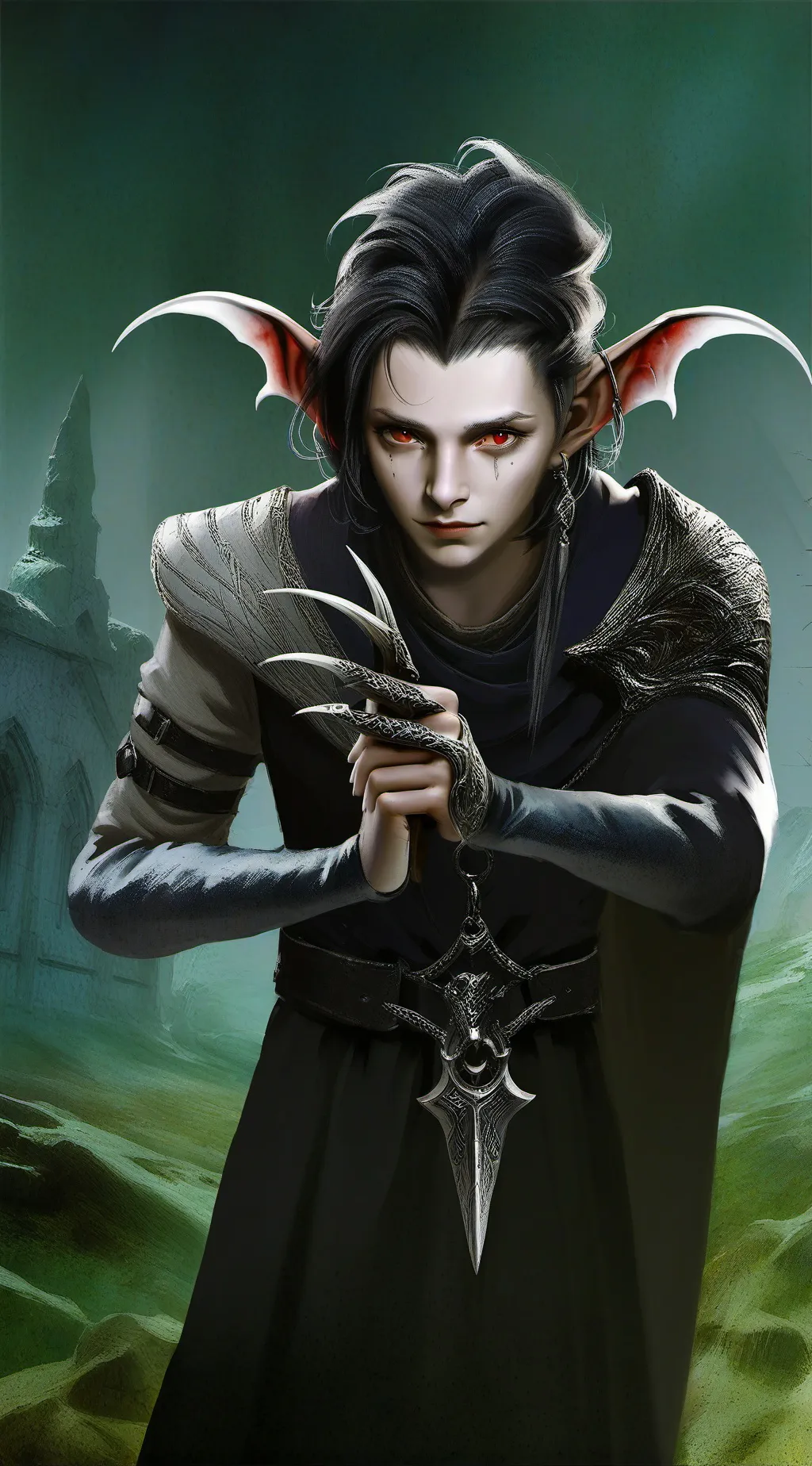 ai character: Dracula background