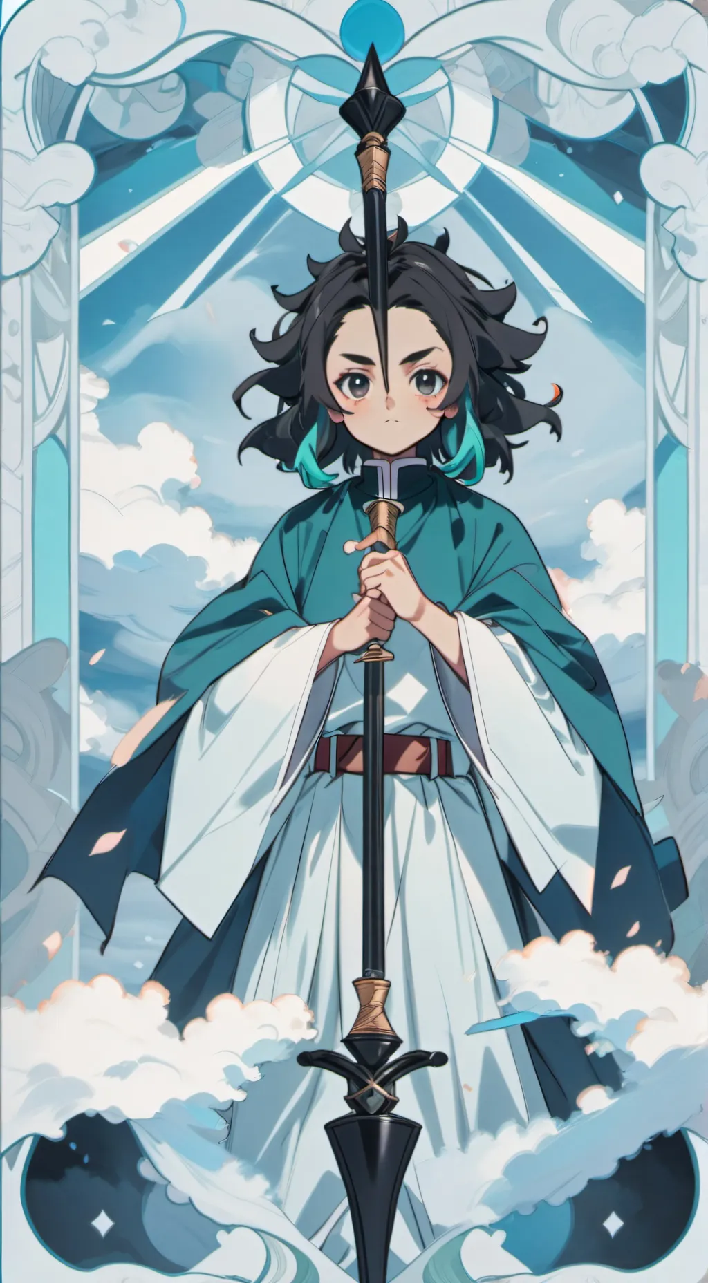ai character: kny(en celo) background