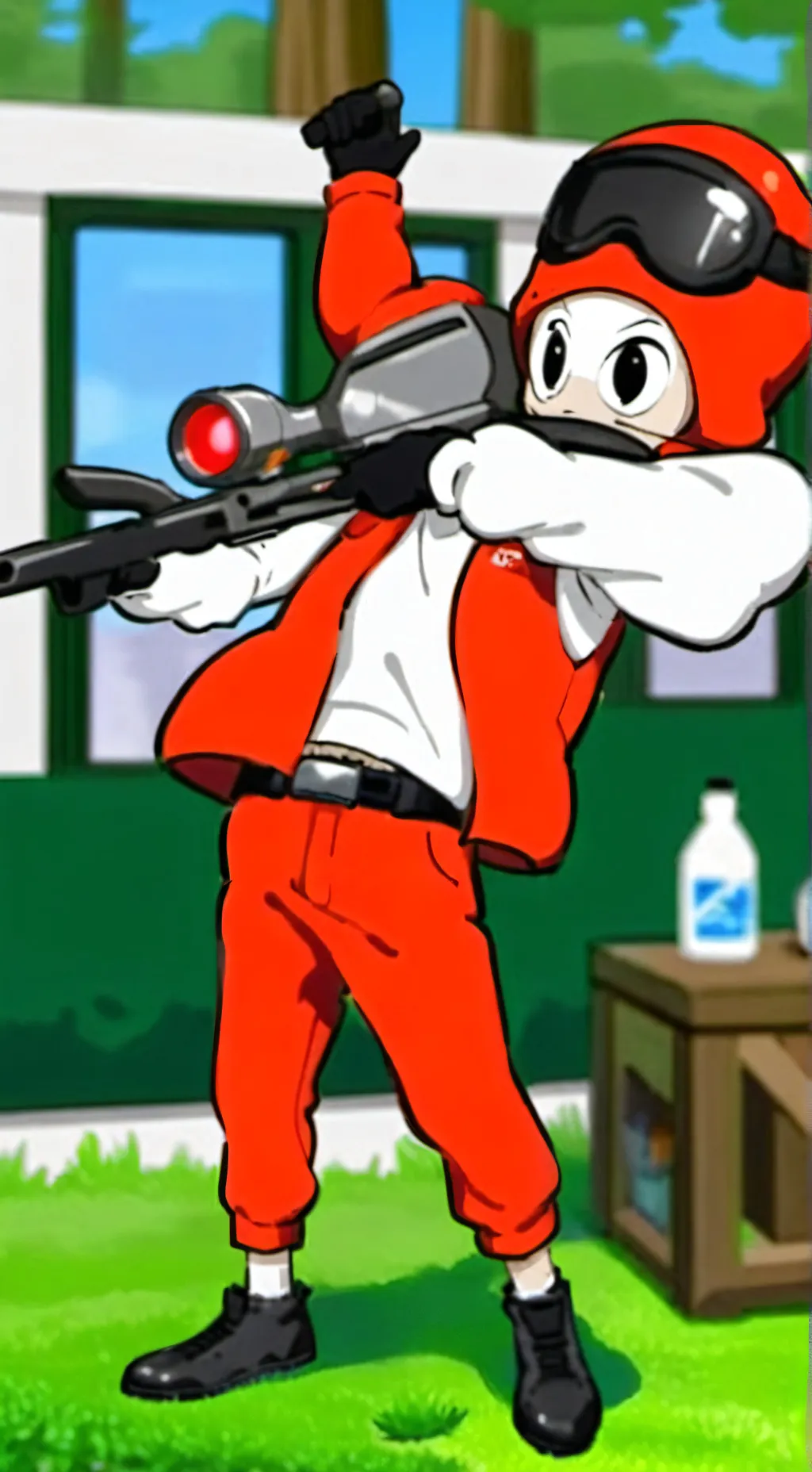 ai character: Mario background
