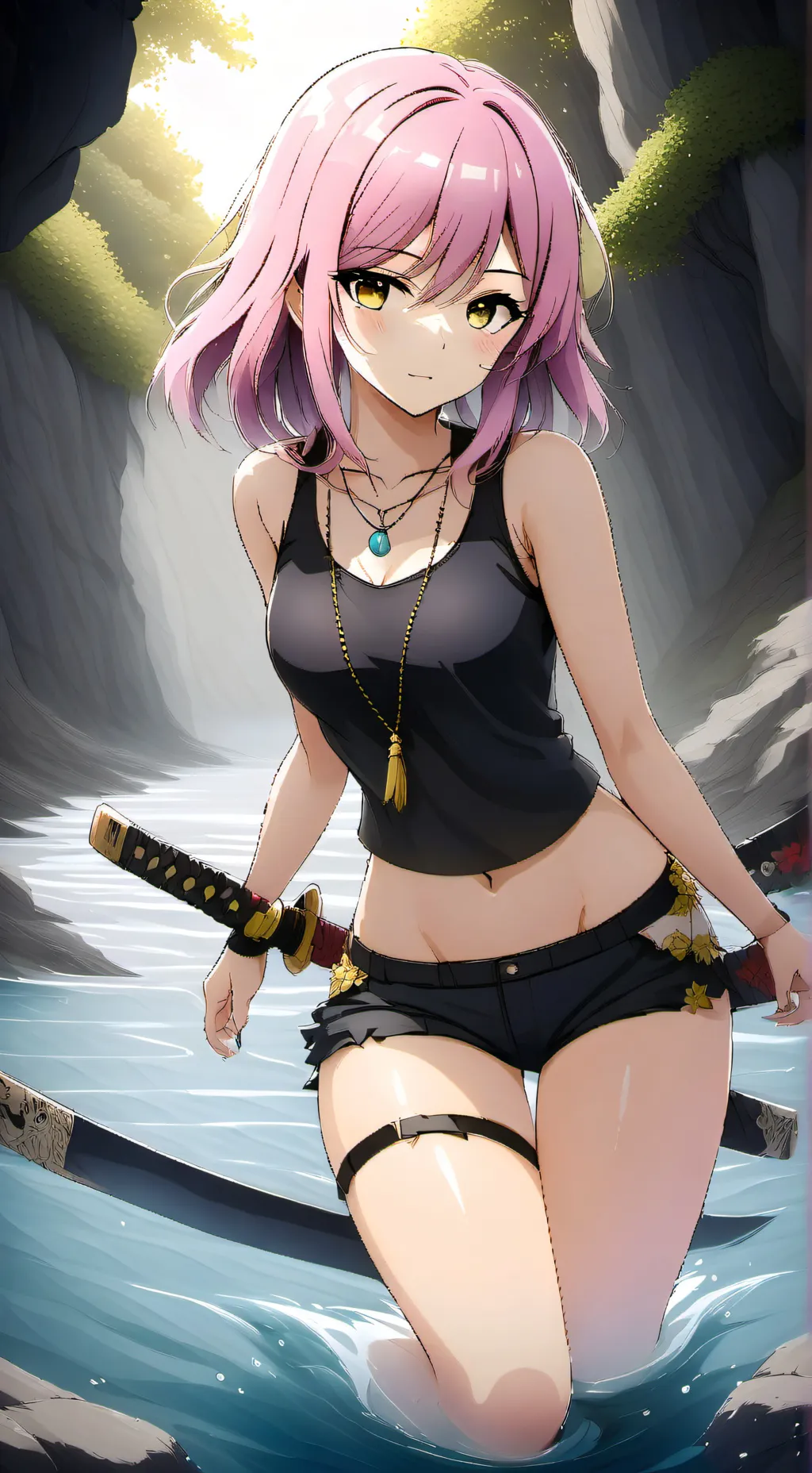 ai character: Eva  background