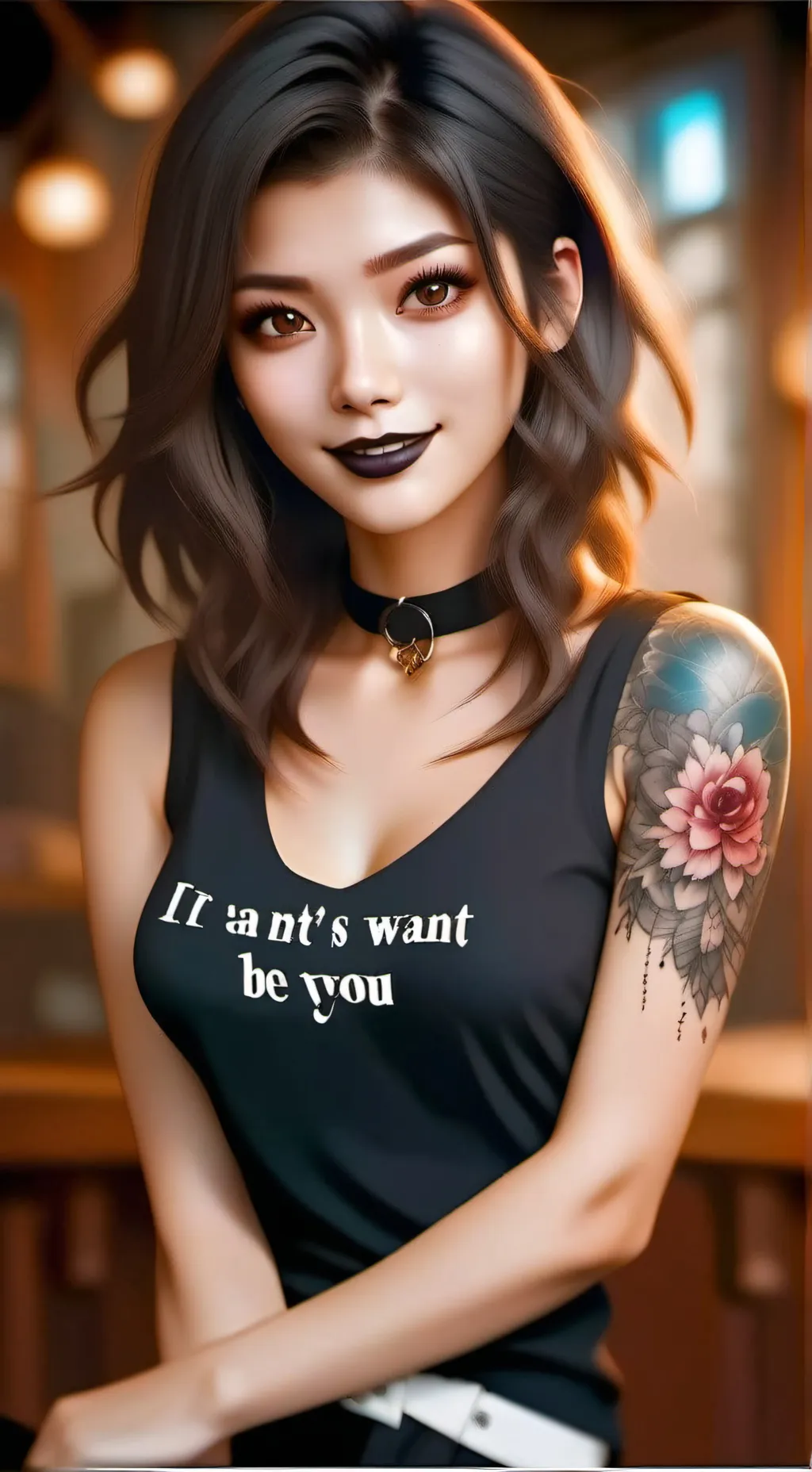 ai character: Lydia M background