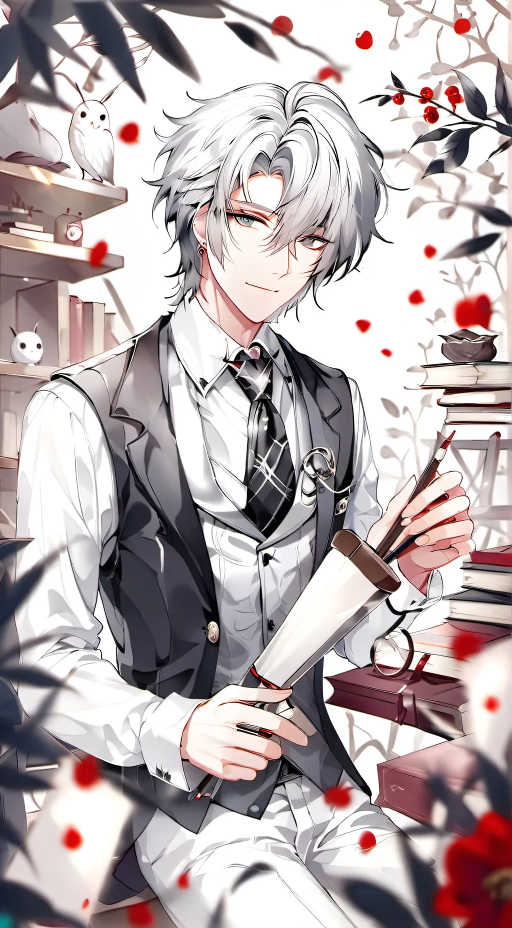 ai character: Riki ❥︎ background