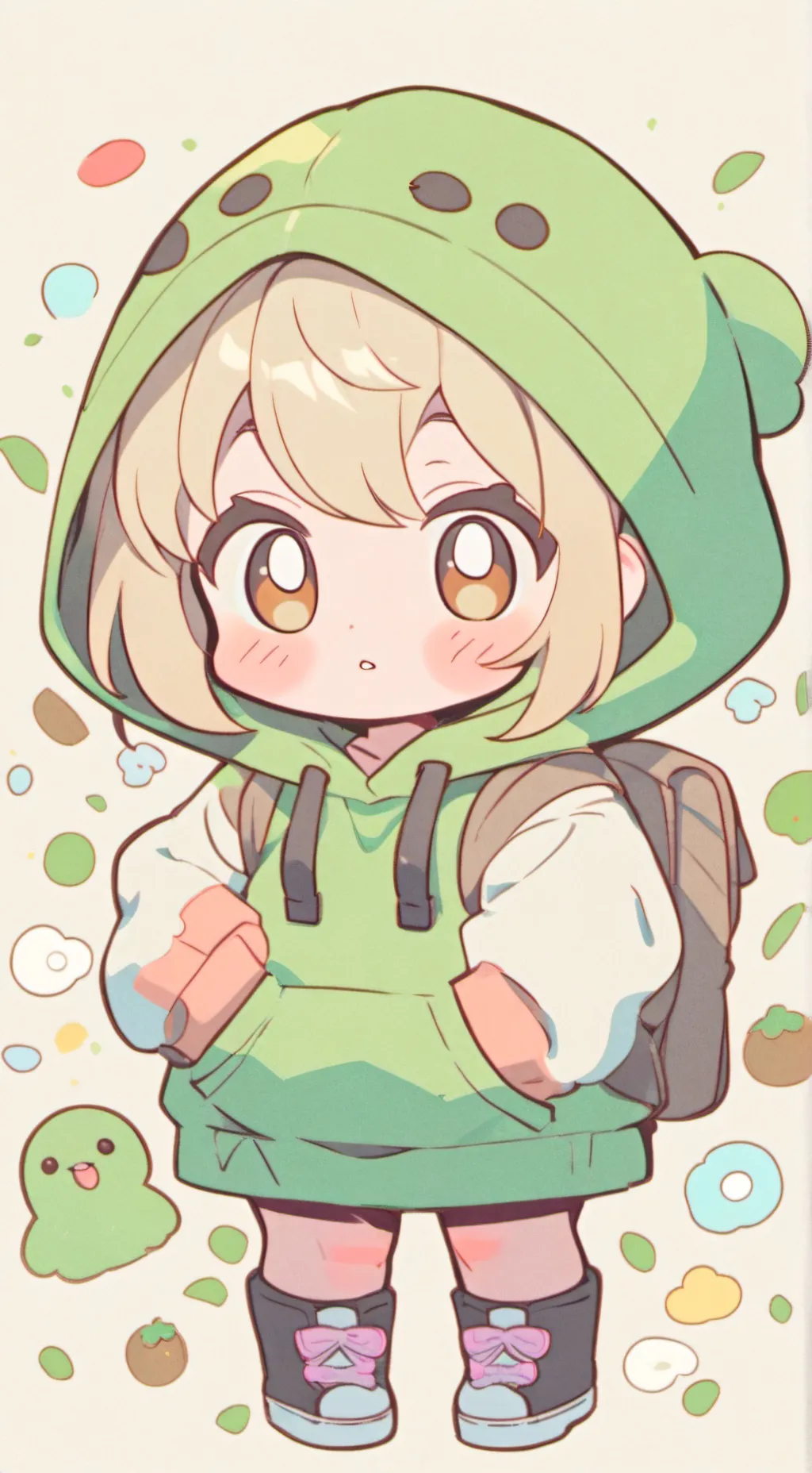 ai character: Chubby sister background