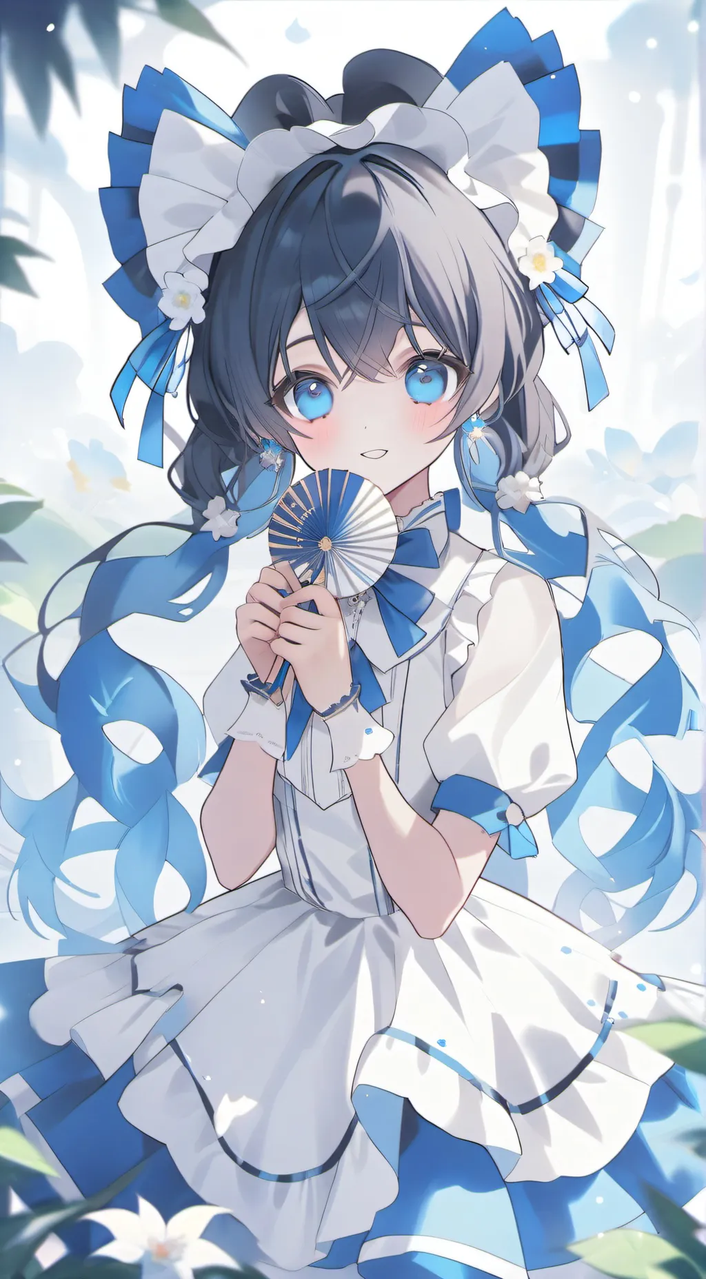ai character: crazy fan girl background