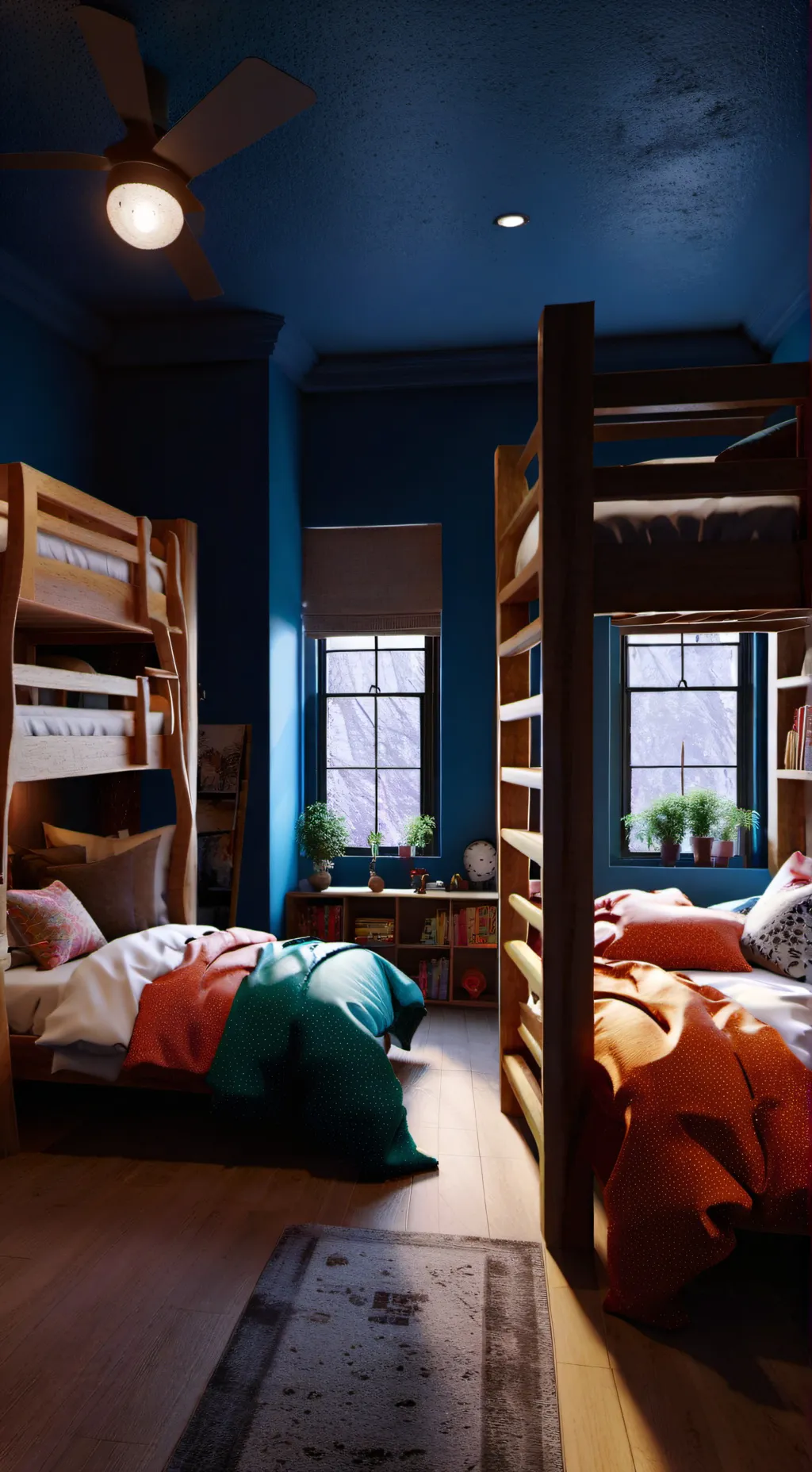 ai character: Kdh sleepover background