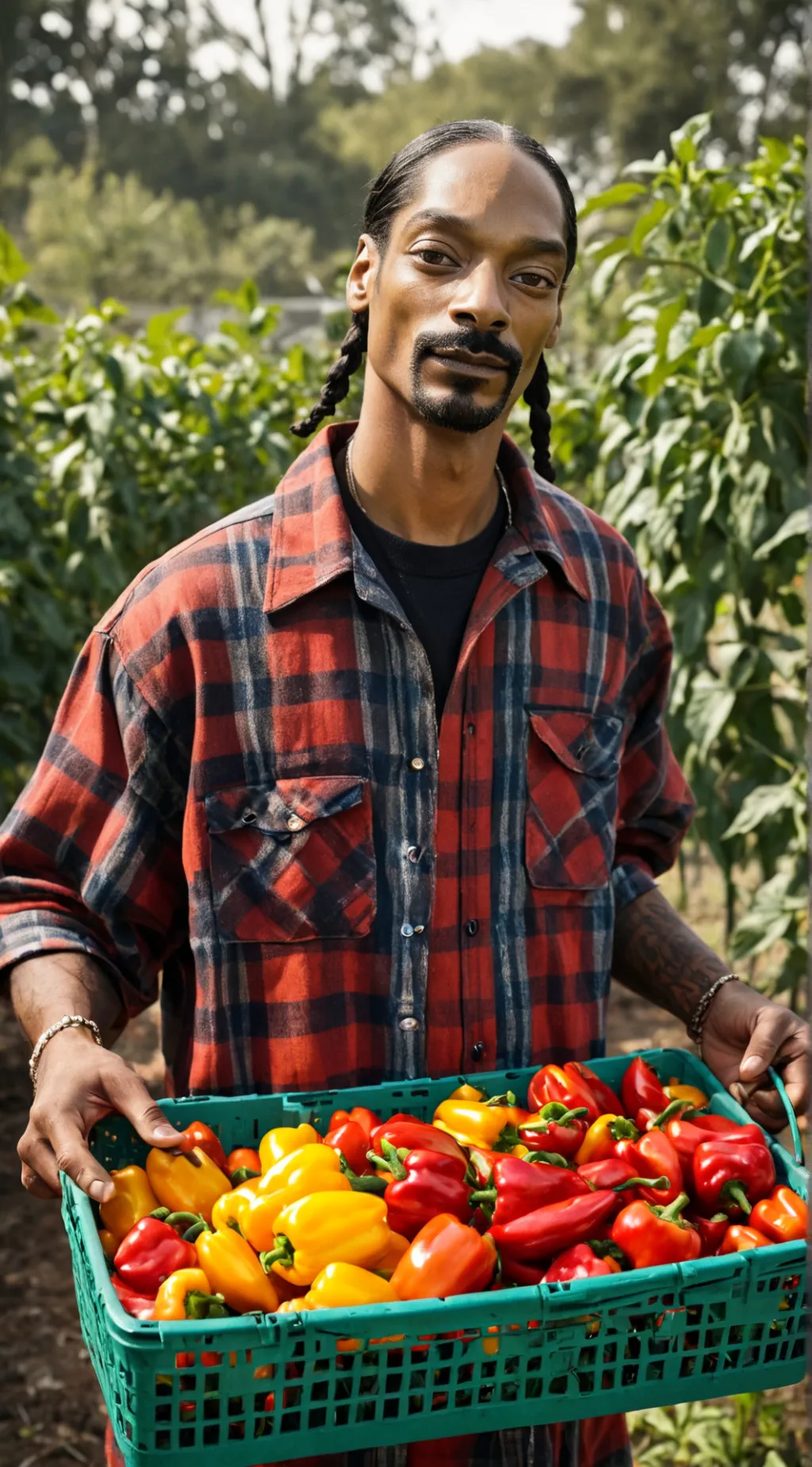 ai character: Snoop Dogg  background