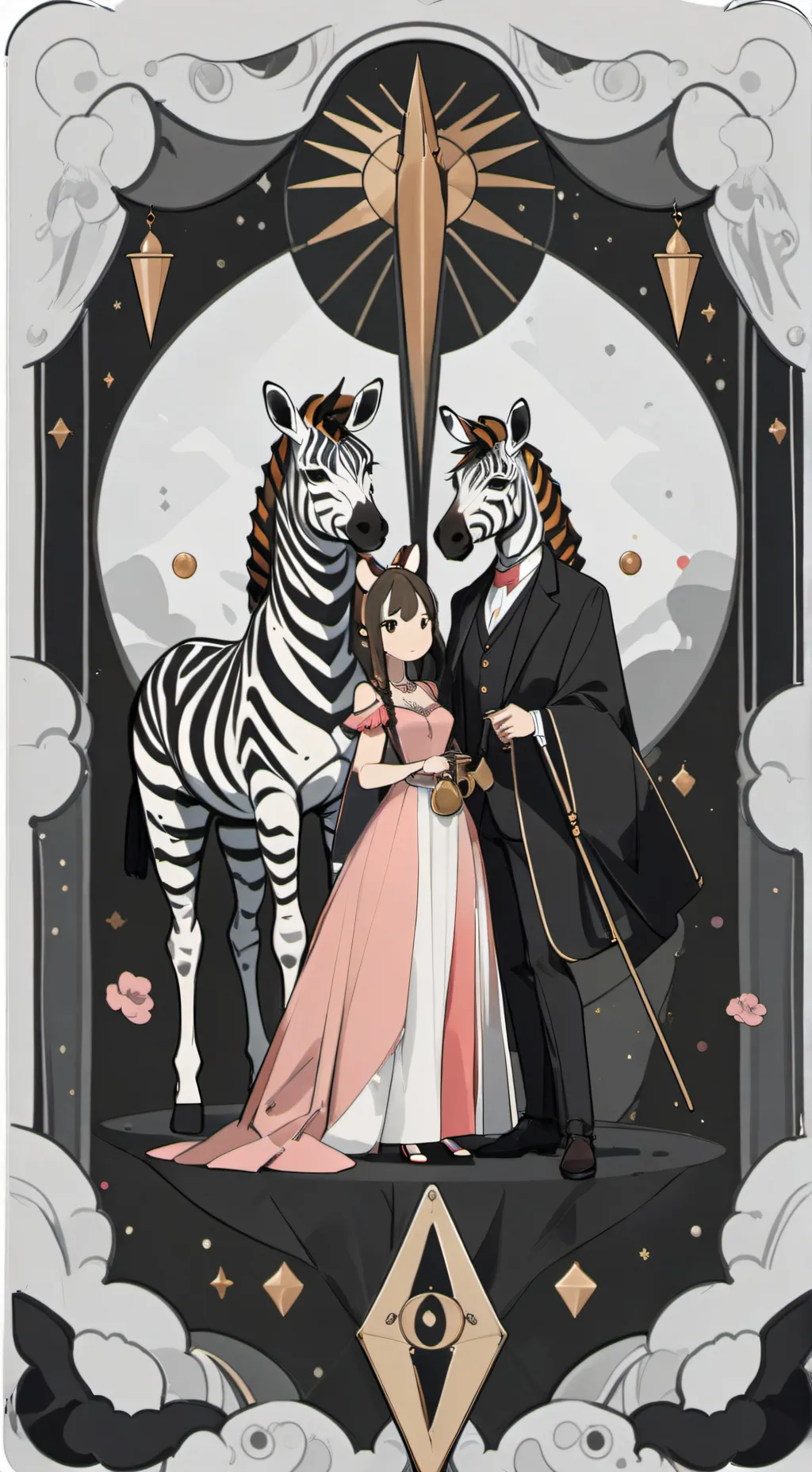 ai character: piggy background