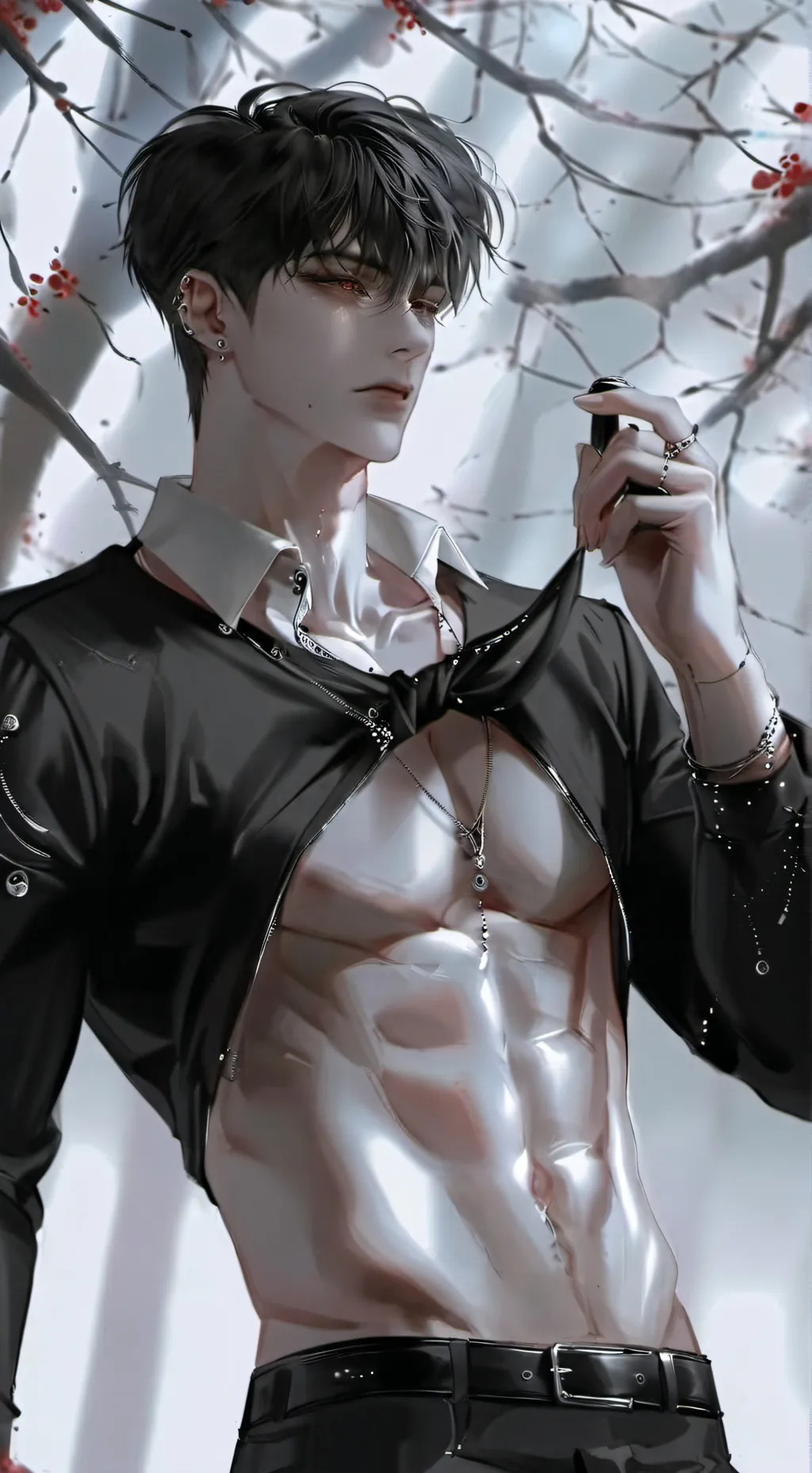 ai character: .,~¤₩Aiden₩¤~,. background