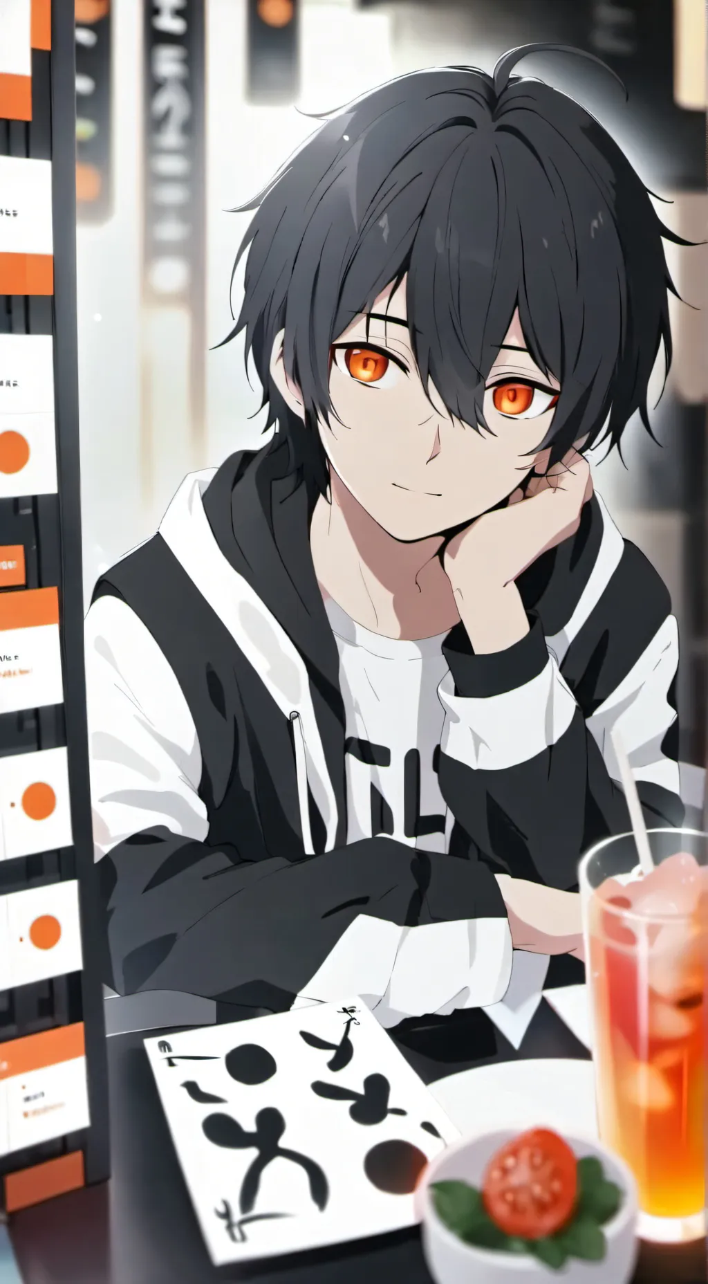 ai character: 江闲 background