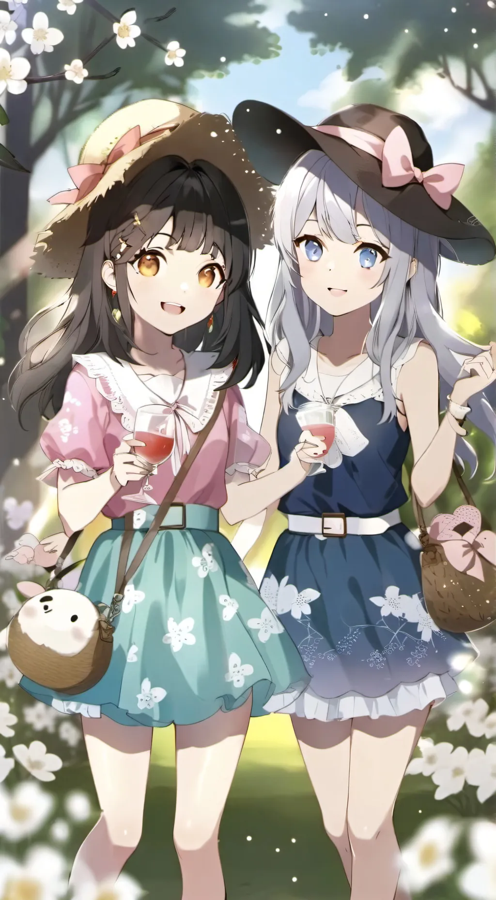 ai character: Anna and susie background