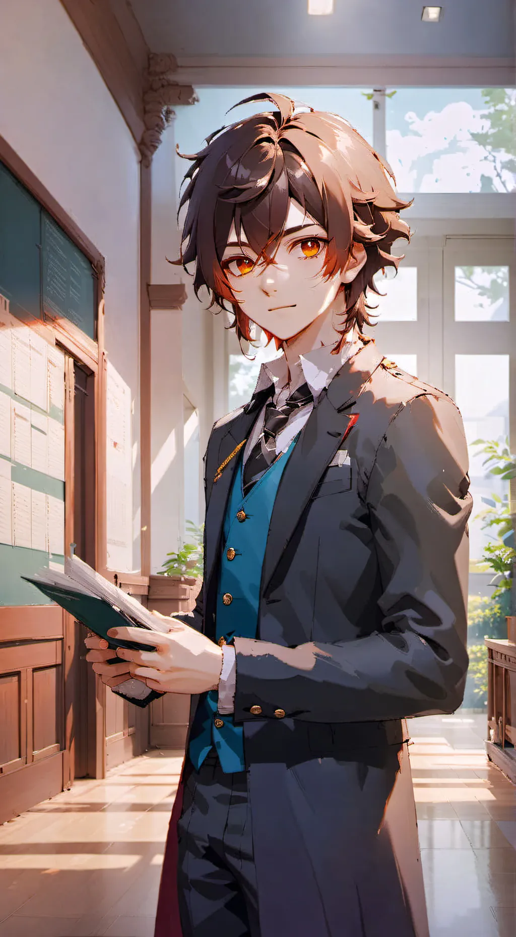 ai character: Leo background