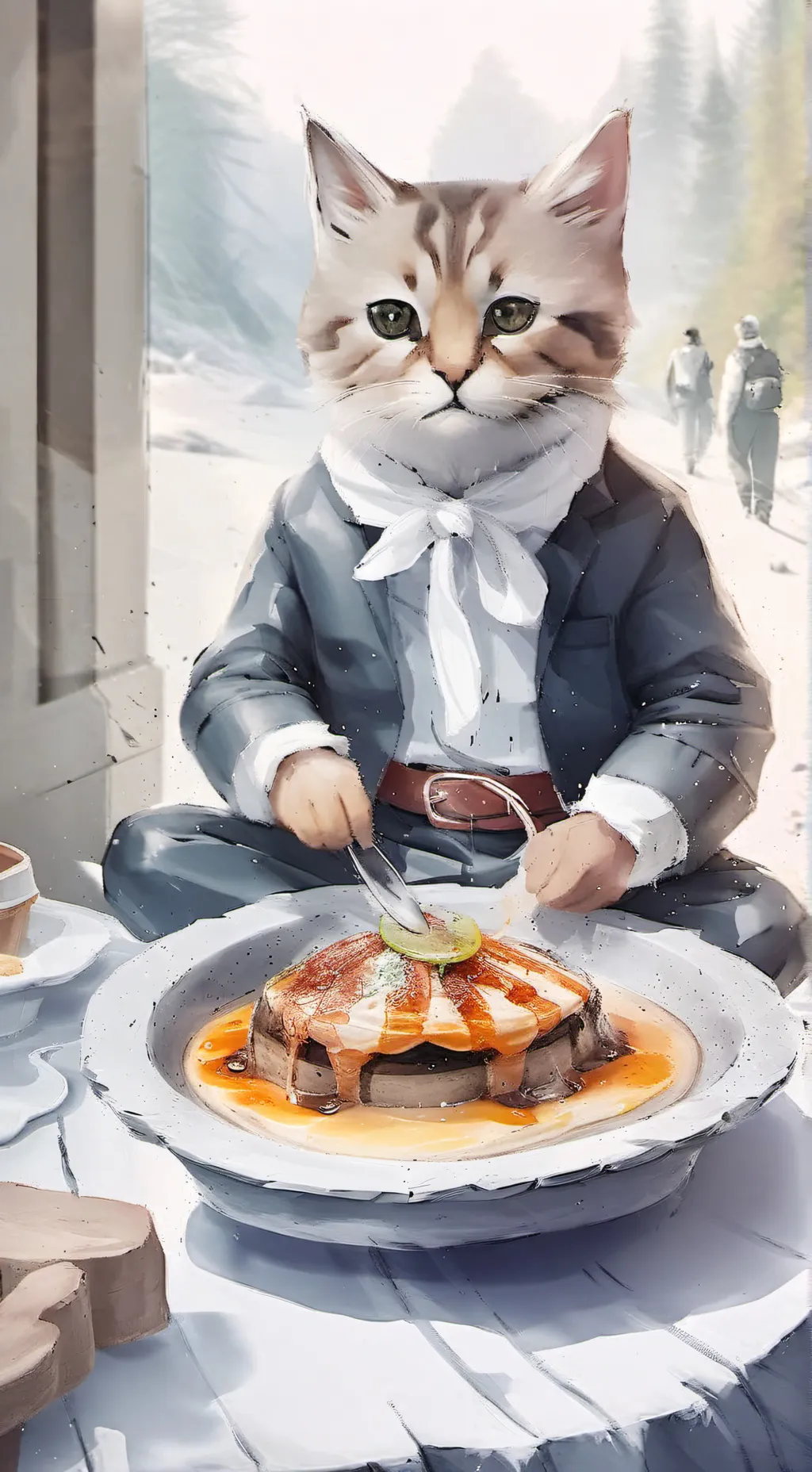ai character: oliver background