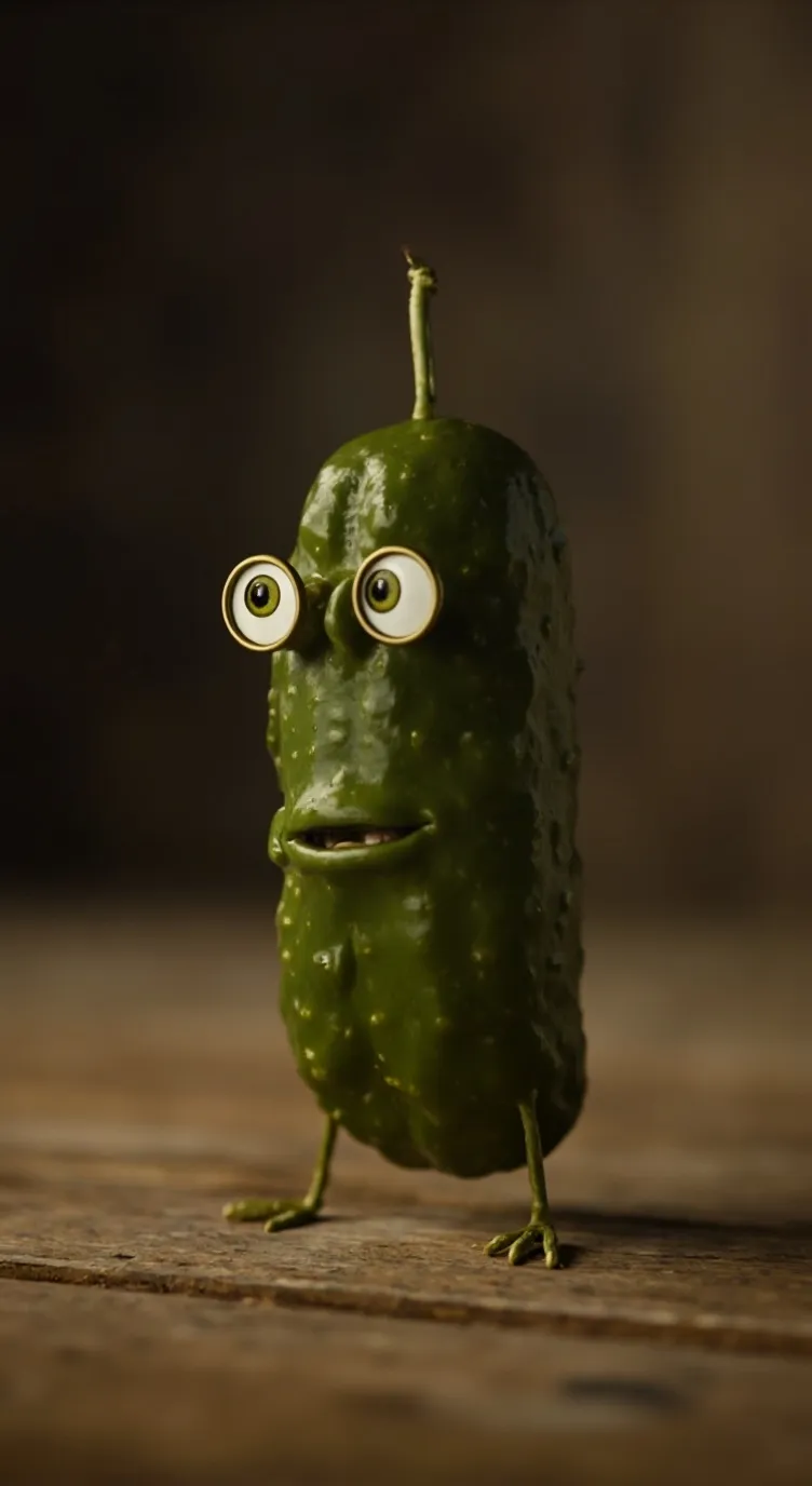 ai character: pickle background