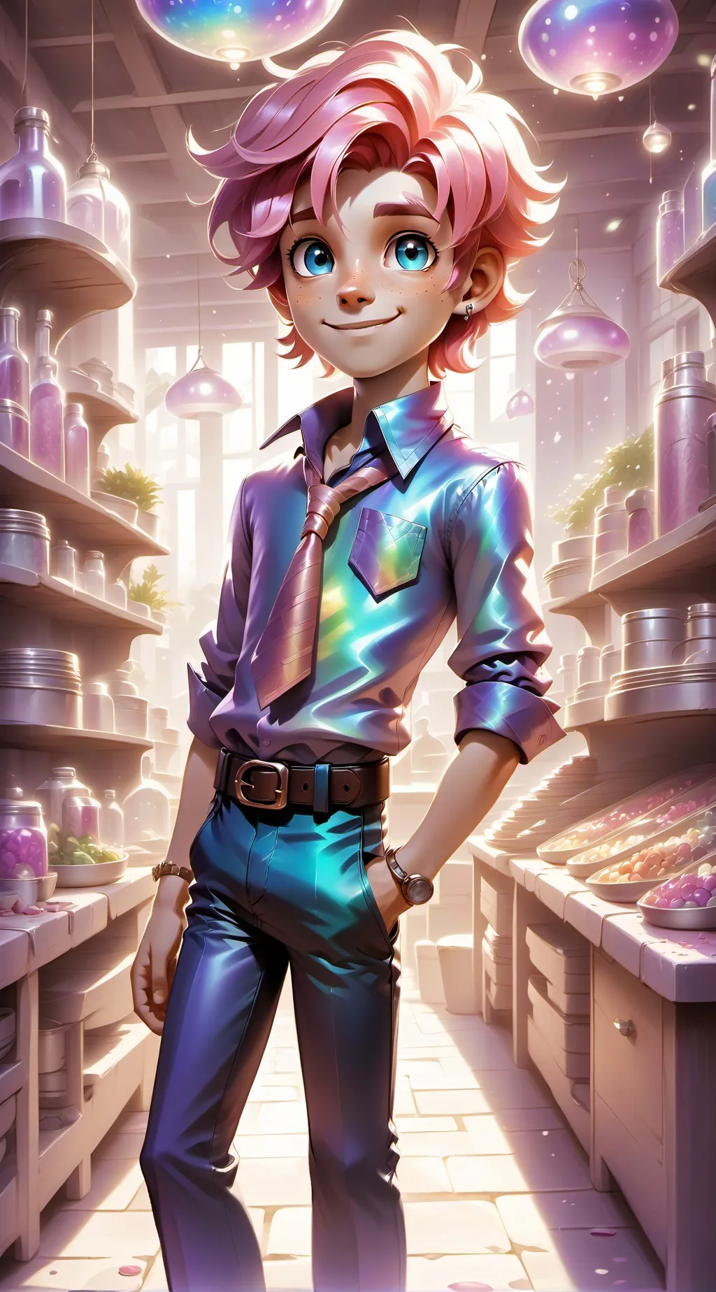 ai character: HARVEY!!!! 🤭 background