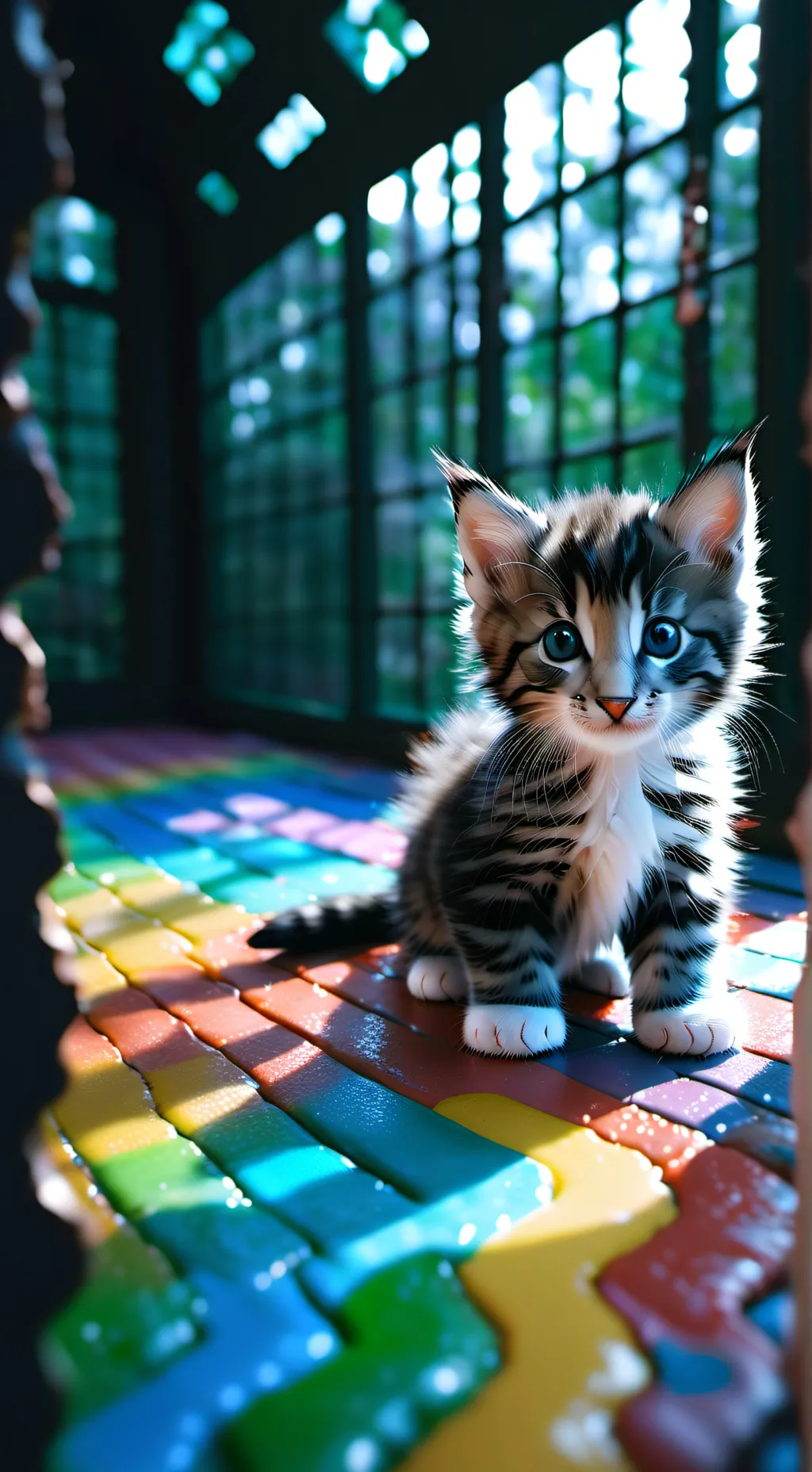 ai character: kitten background