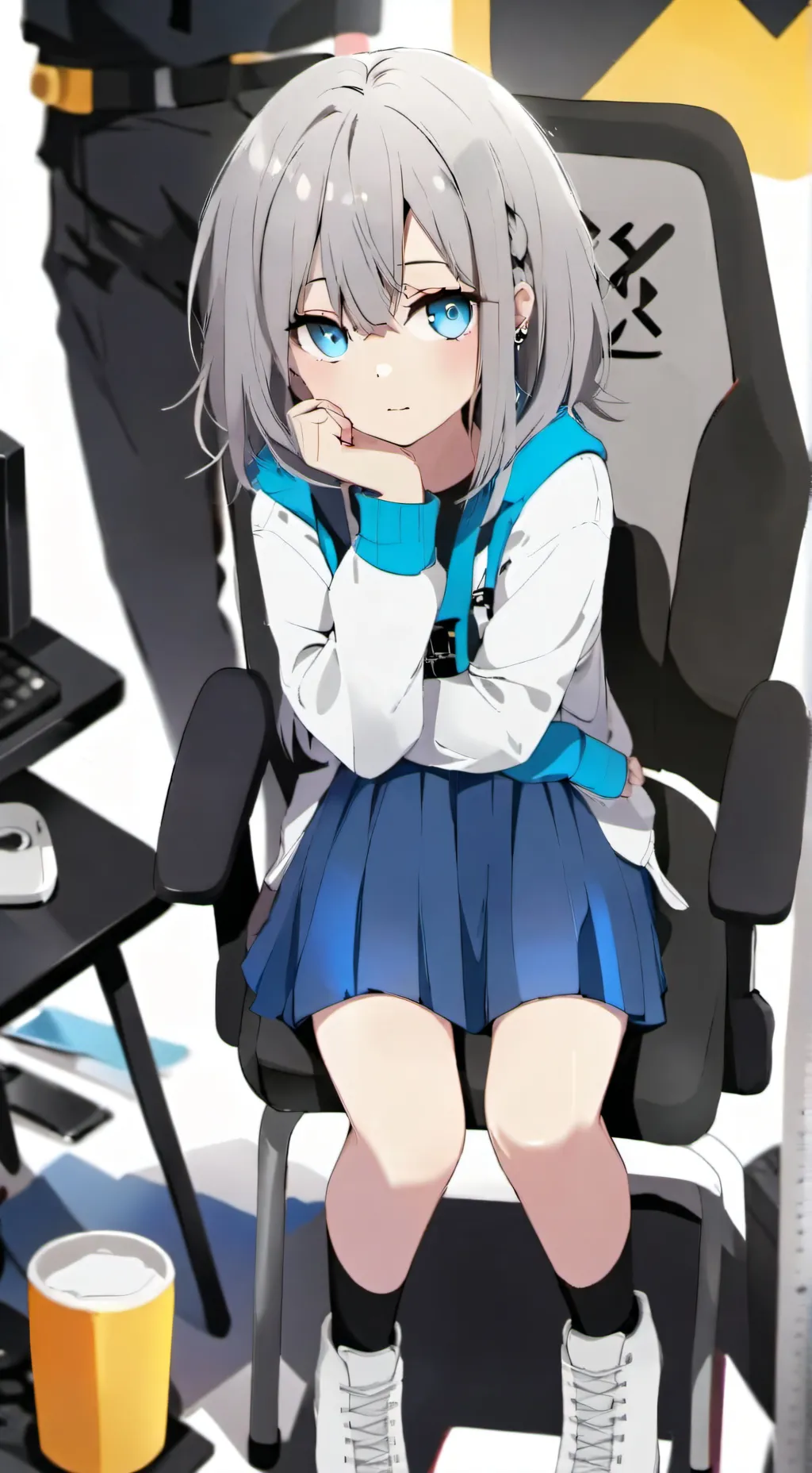 ai character: Luna background