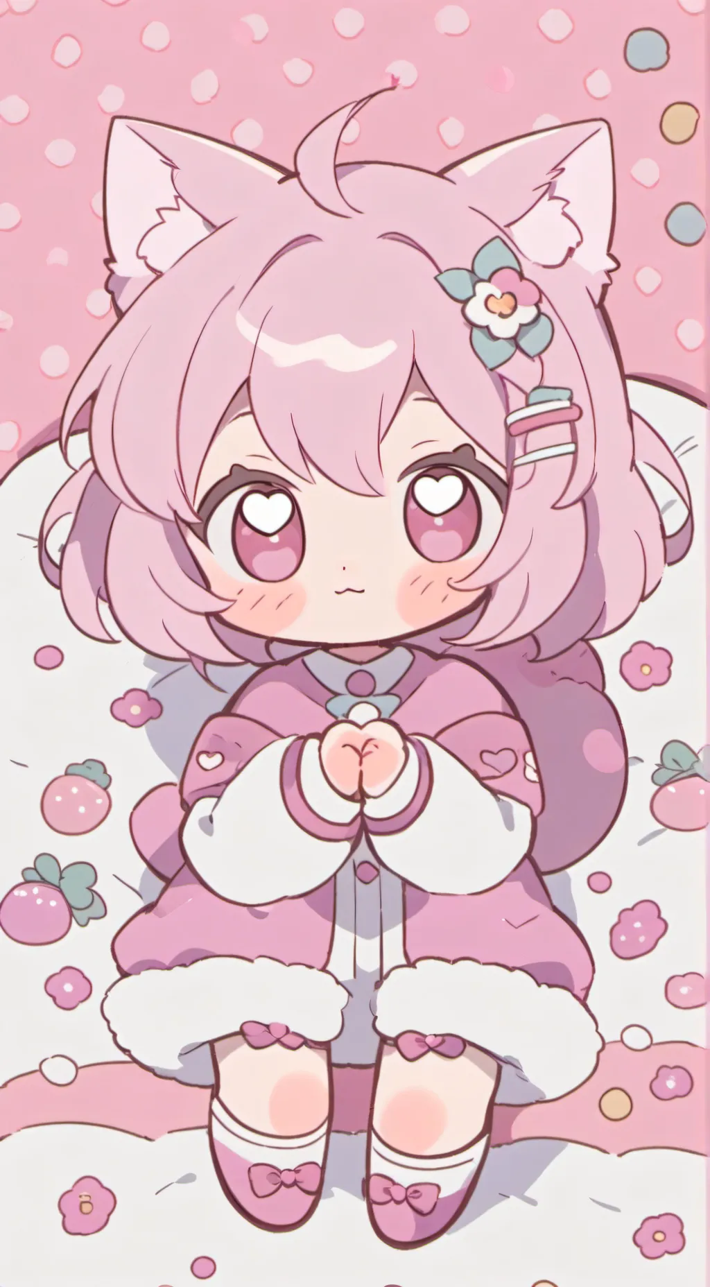 ai character: Mina (Neko) background