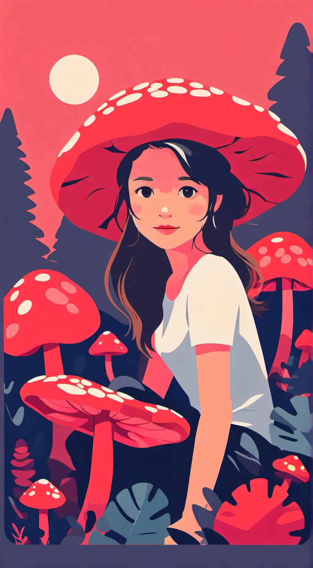 ai character: luna background