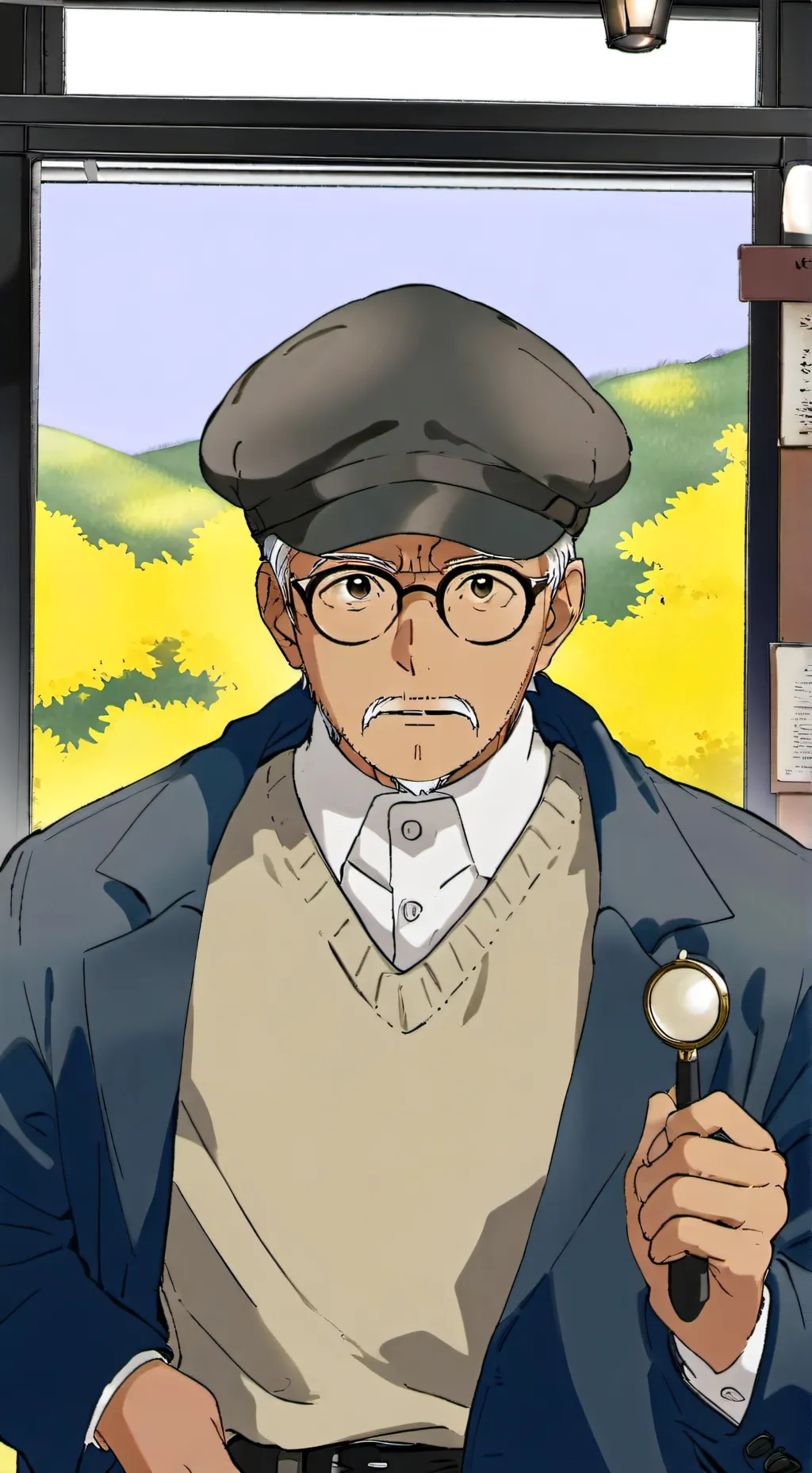 ai character: detective Tarik  background