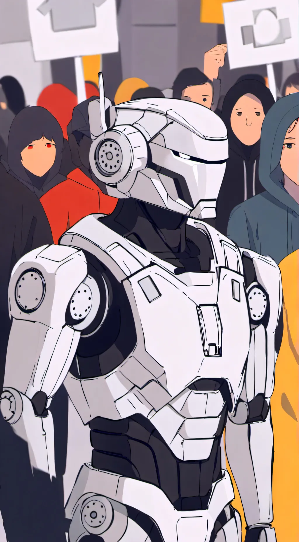 ai character: No more Clankers! background