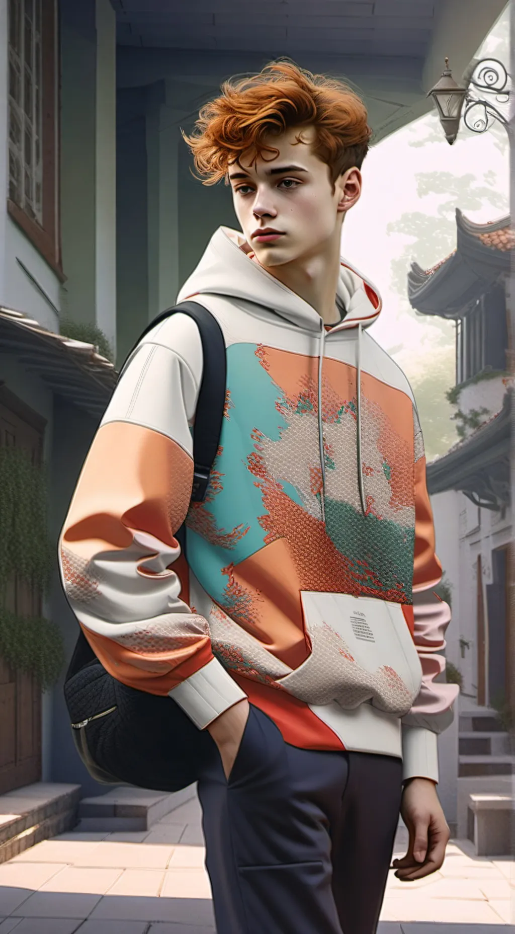 ai character: Léon background