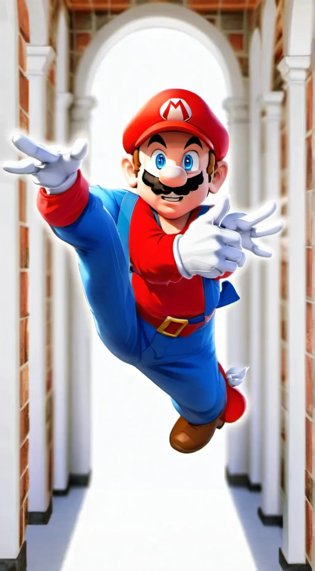 ai character: supa merio background