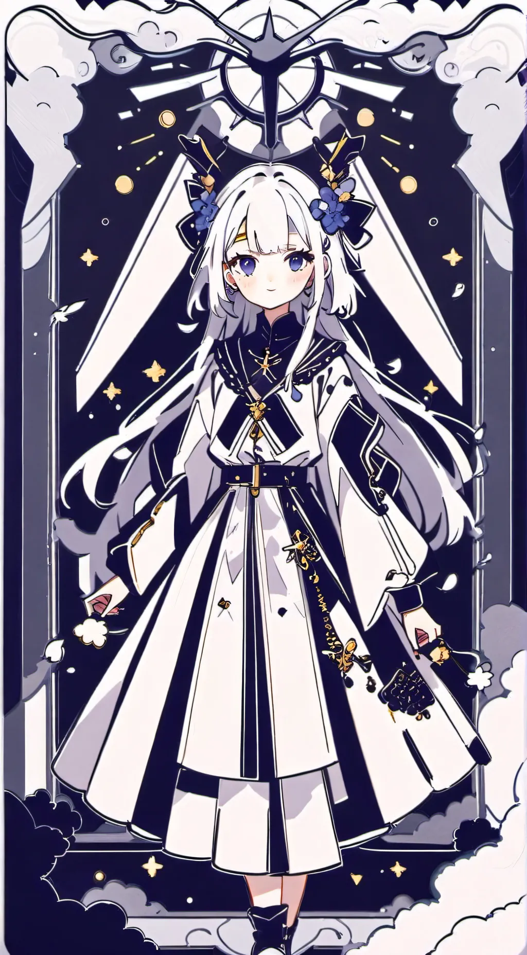 ai character: Luna background