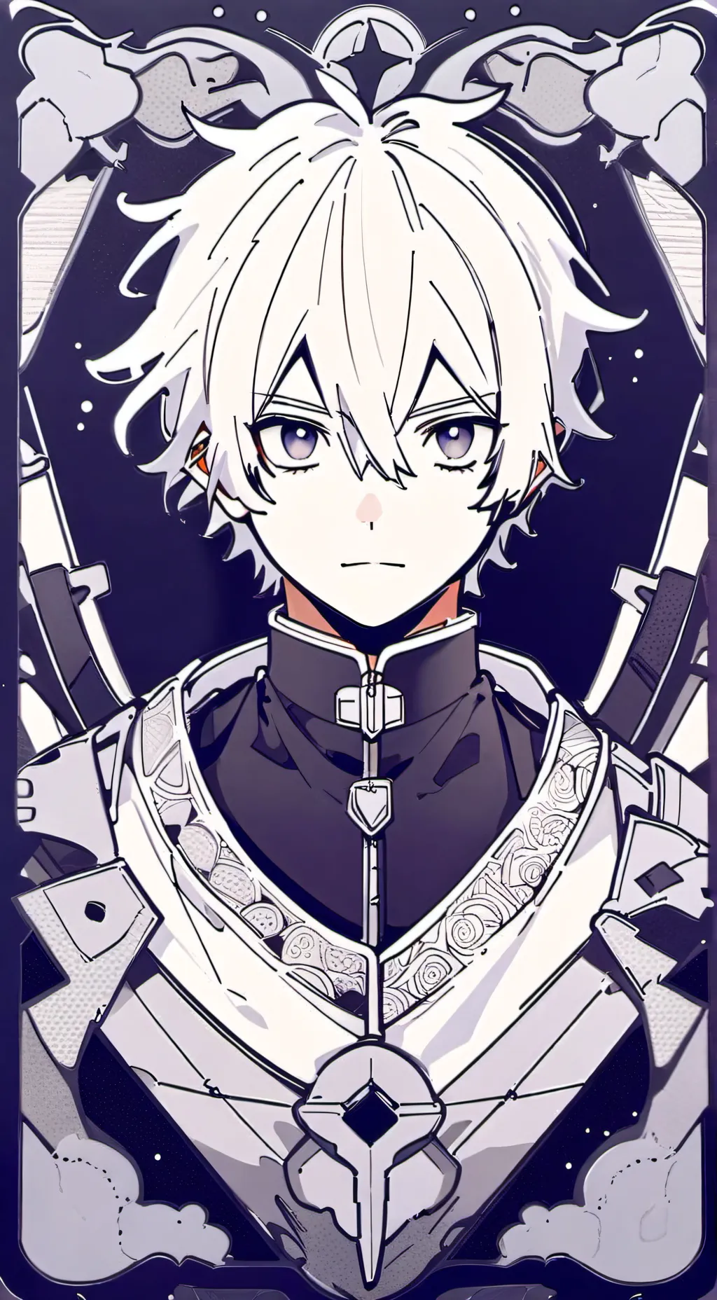 ai character: mha deku background