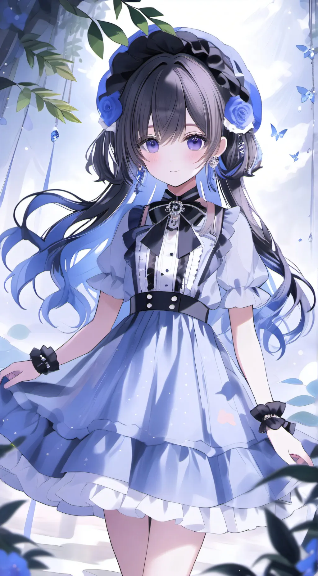ai character: ur a white cat :3 background