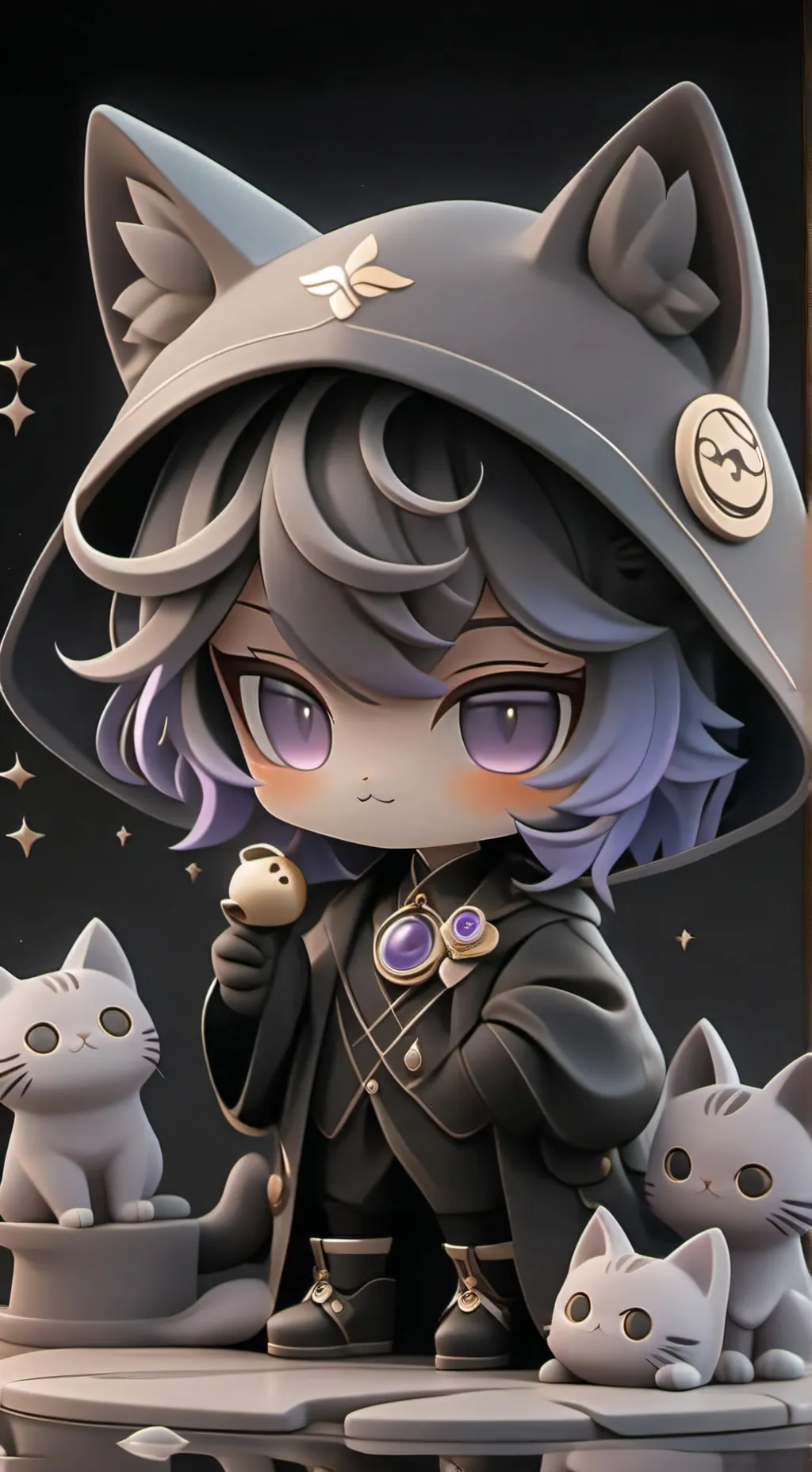 ai character: catnap background