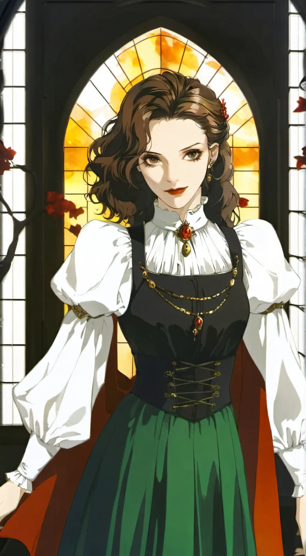 ai character: Valery the vampire background