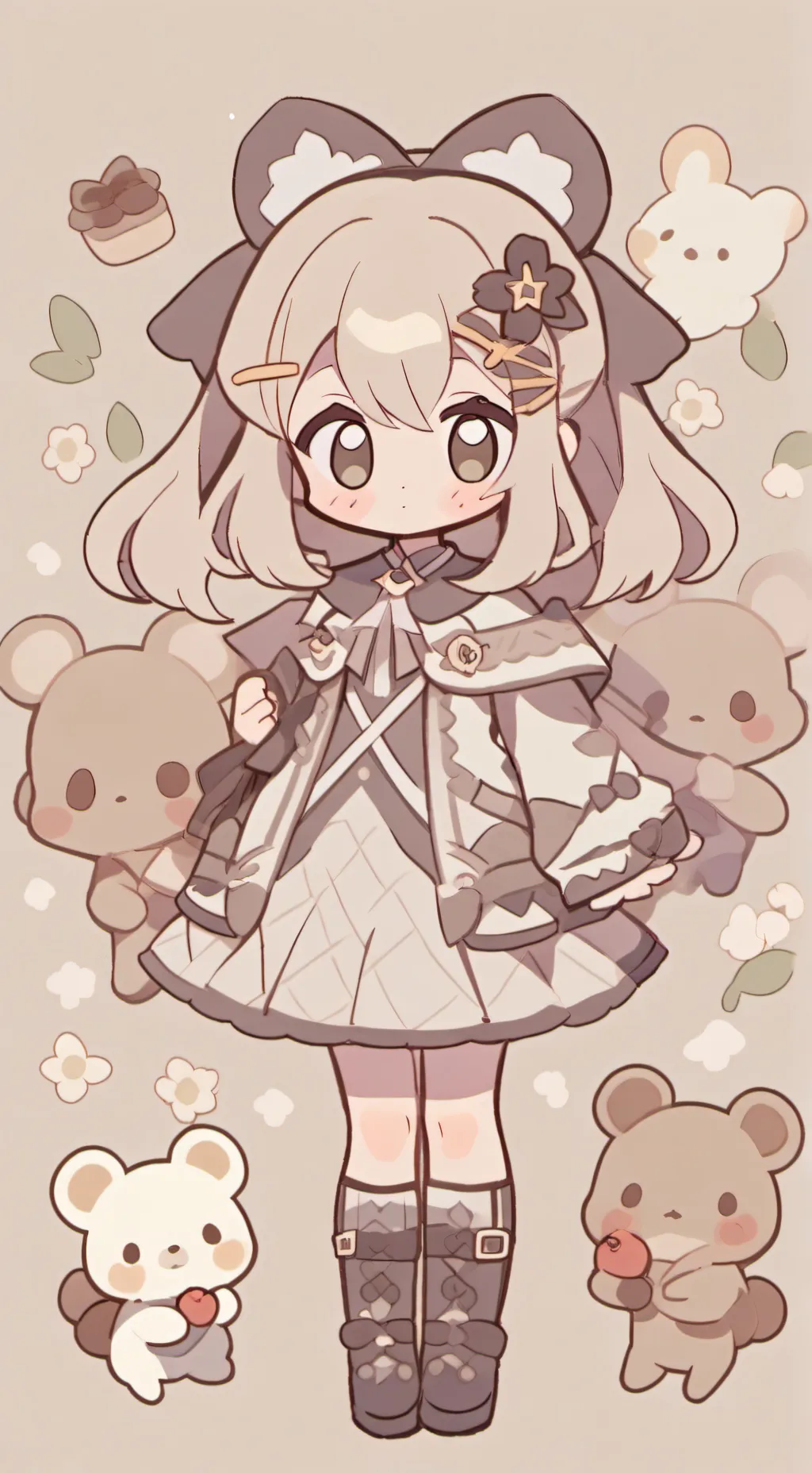 ai character: portail Kirishima  background